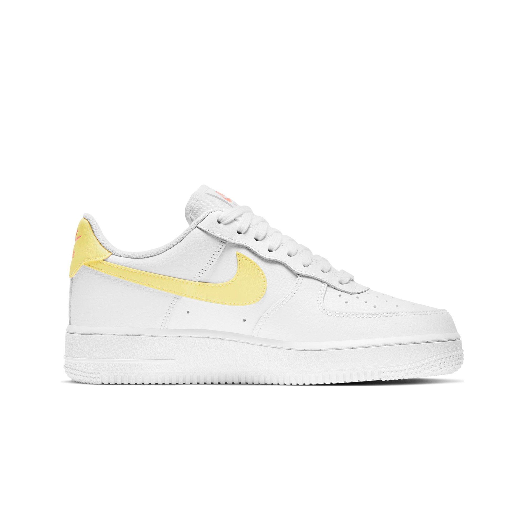 nike air force 1 womens yellow tick