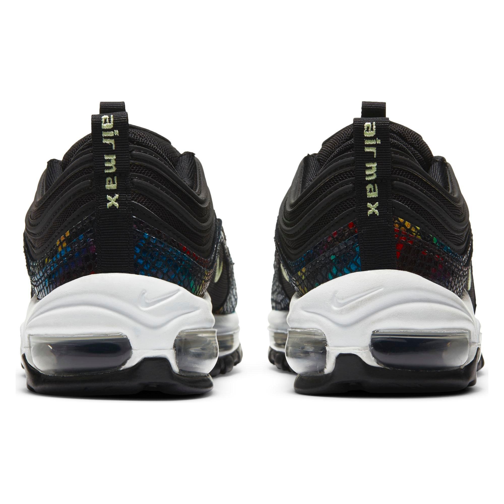 nike air max 97 black and white python