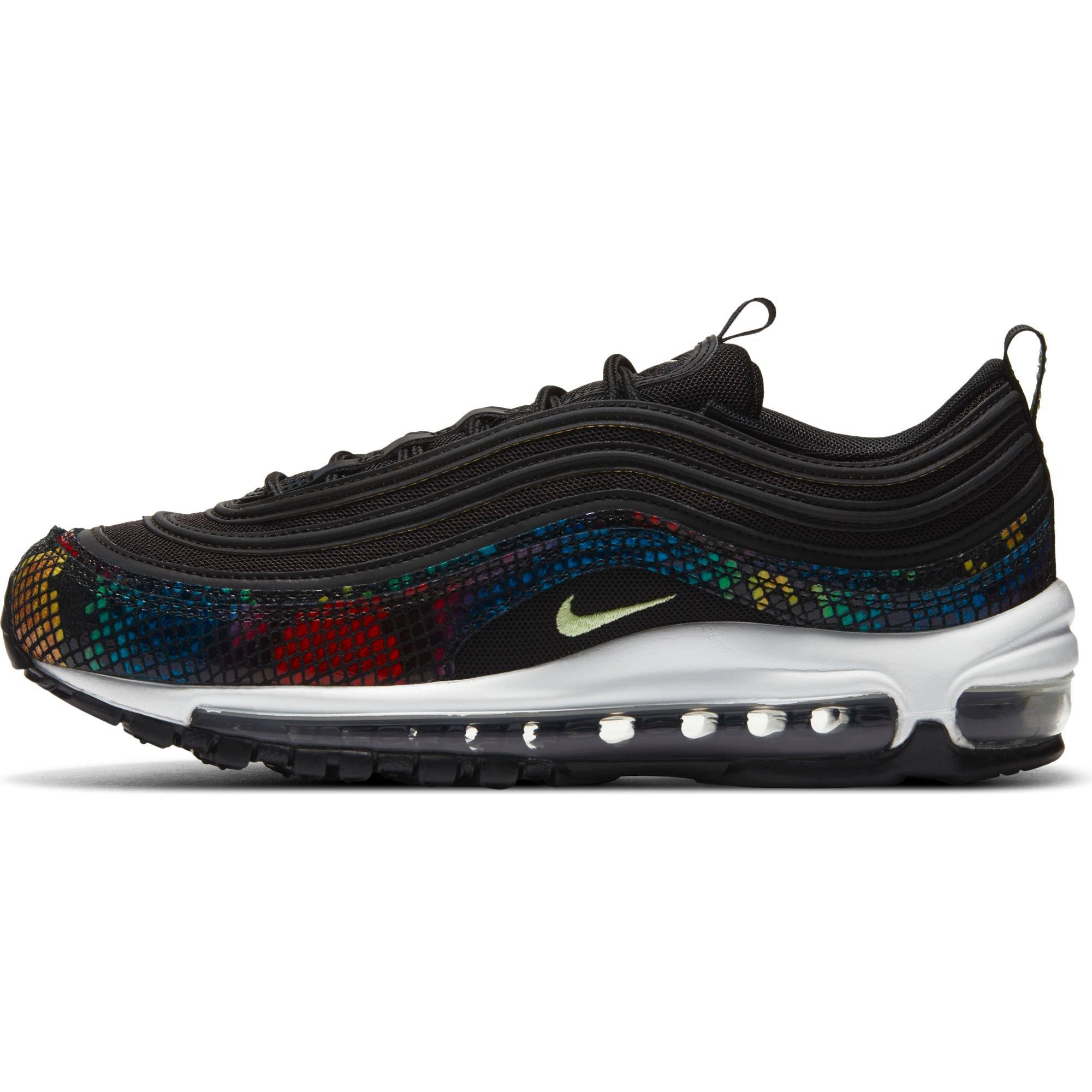 nike air max 97 black and white python