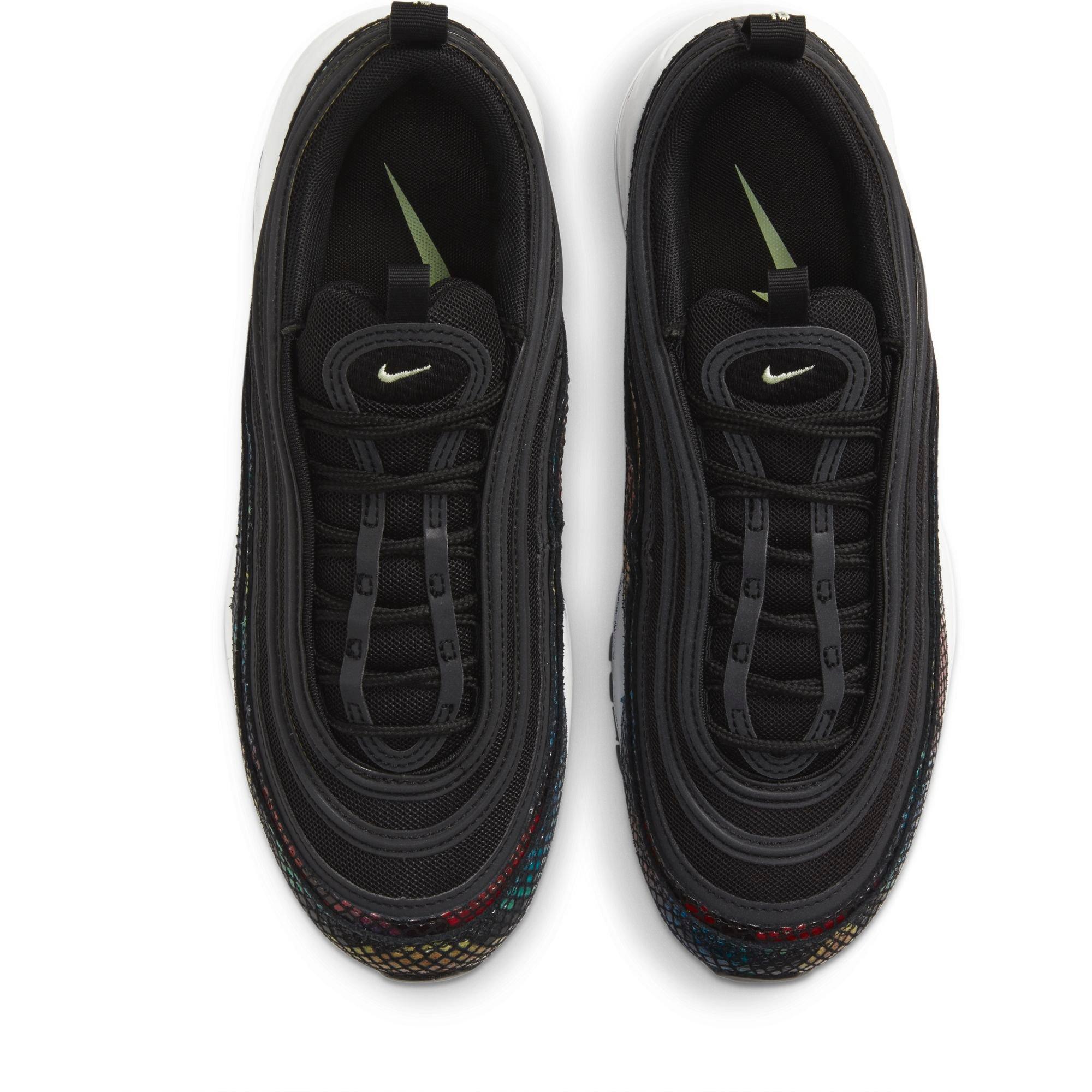 nike air max 97 black and white python
