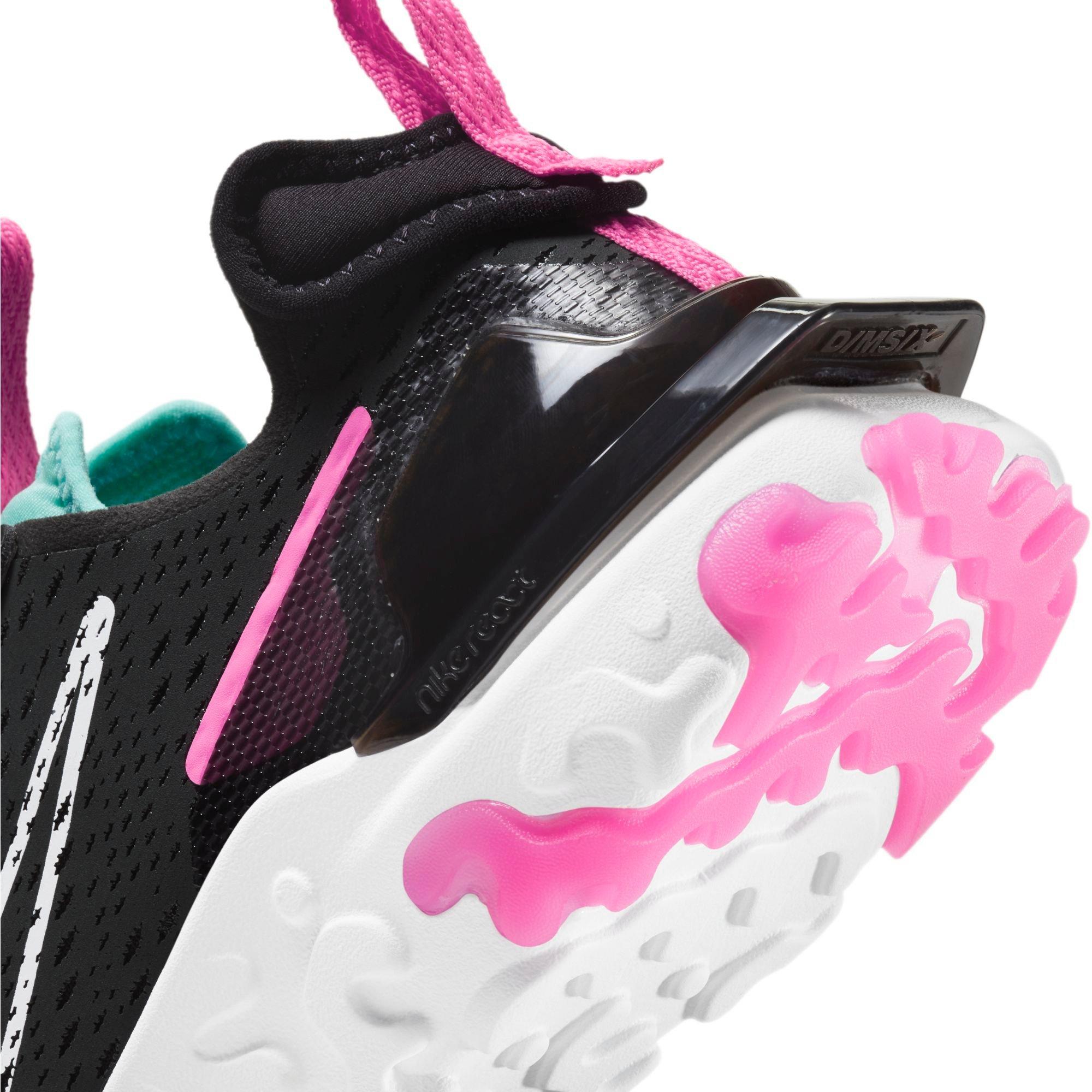 dok Derbevilletest Siësta Nike React Vision "Black/Smoke Grey/White/Pink Blast" Women's Shoe
