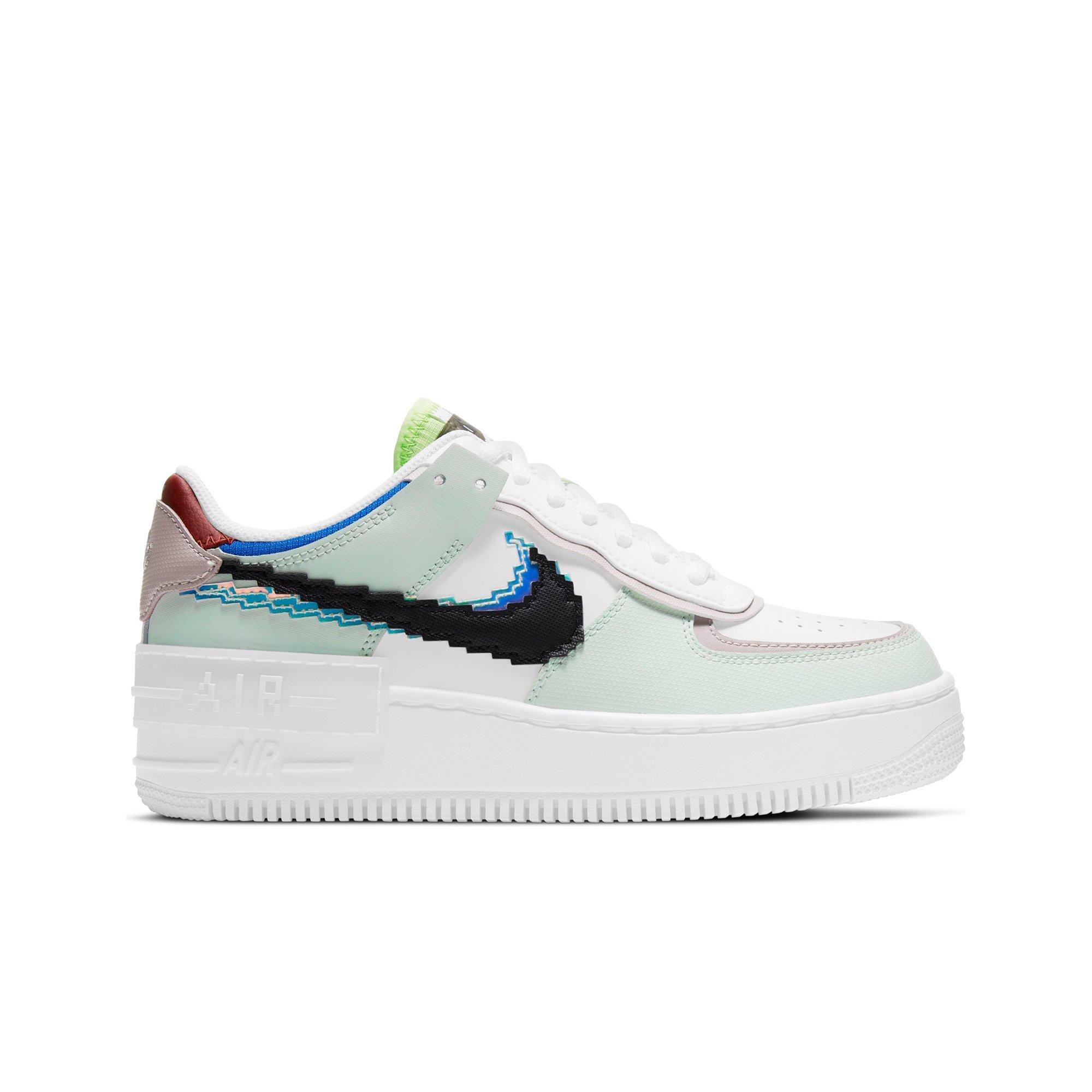 Prohibición traje vistazo Nike Air Force 1 Shadow SE "Barely Green/Black/White/Violet" Women's Shoe