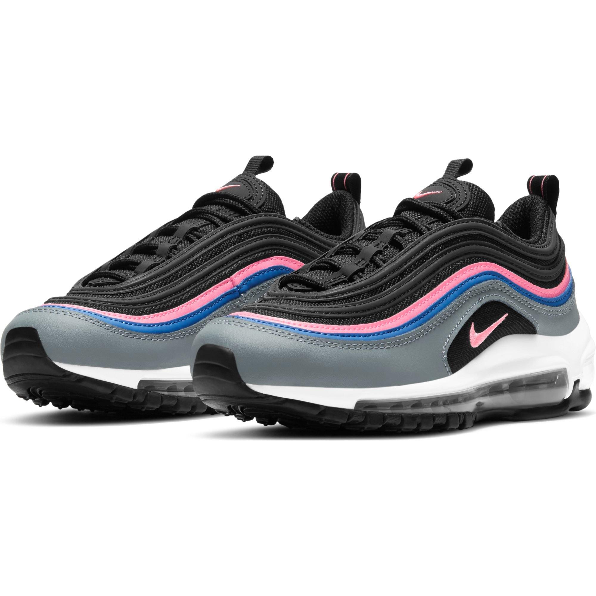 nike air max 97 black/sunset pulse/smoke grey/sapphire