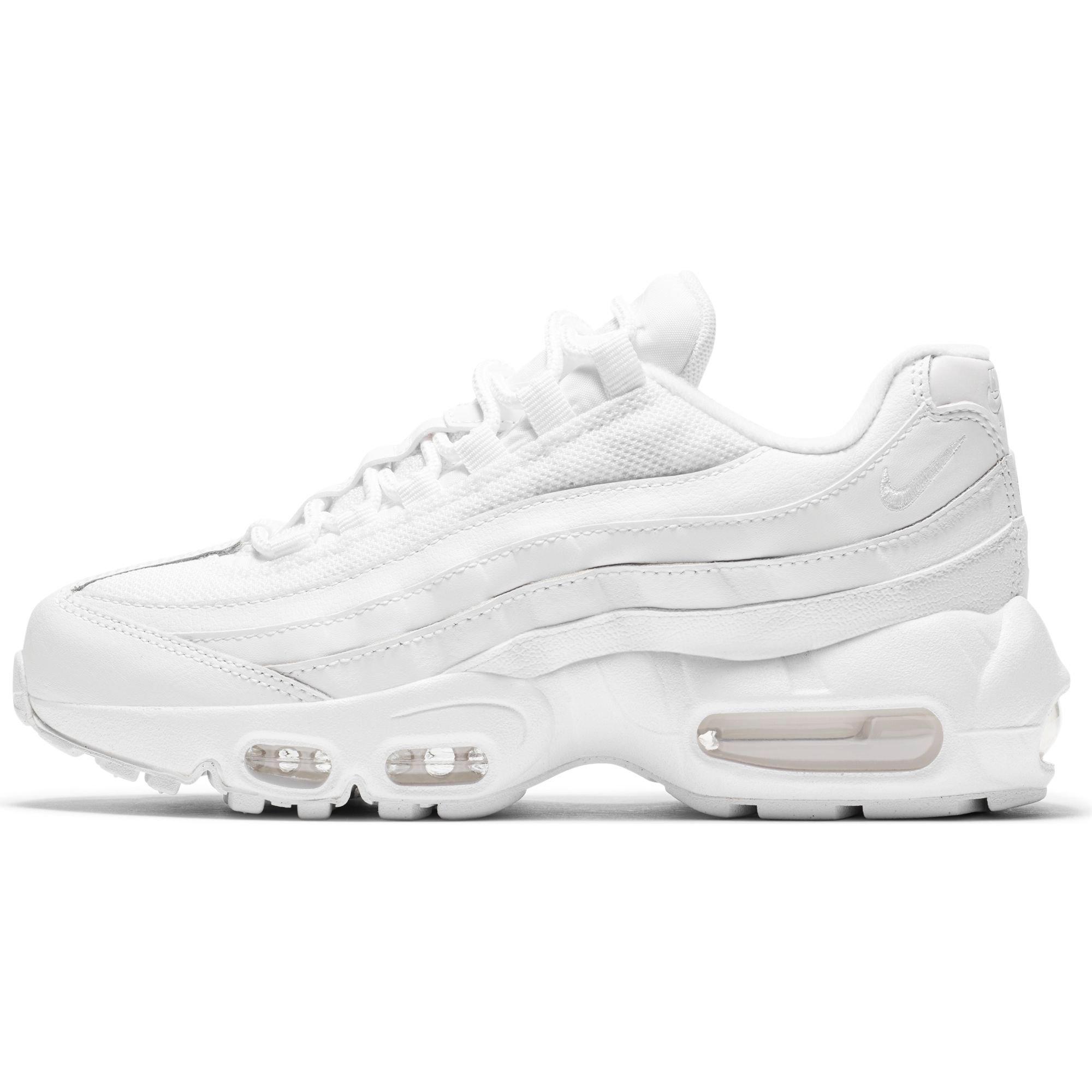 Nike Air Max 95 Recraft "White" Grade School Boys' Shoe - WHITE Thumbnail View 3