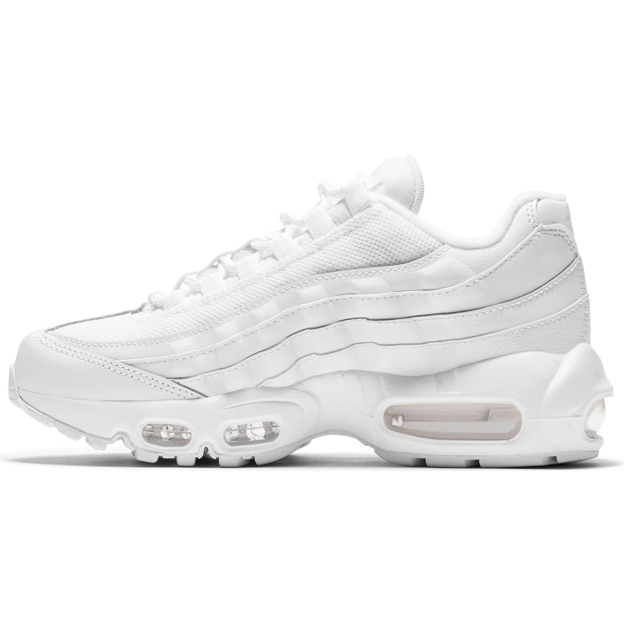 Nike Air Max 95 Recraft "White" Grade School Boys' Shoe - WHITE Thumbnail View 4