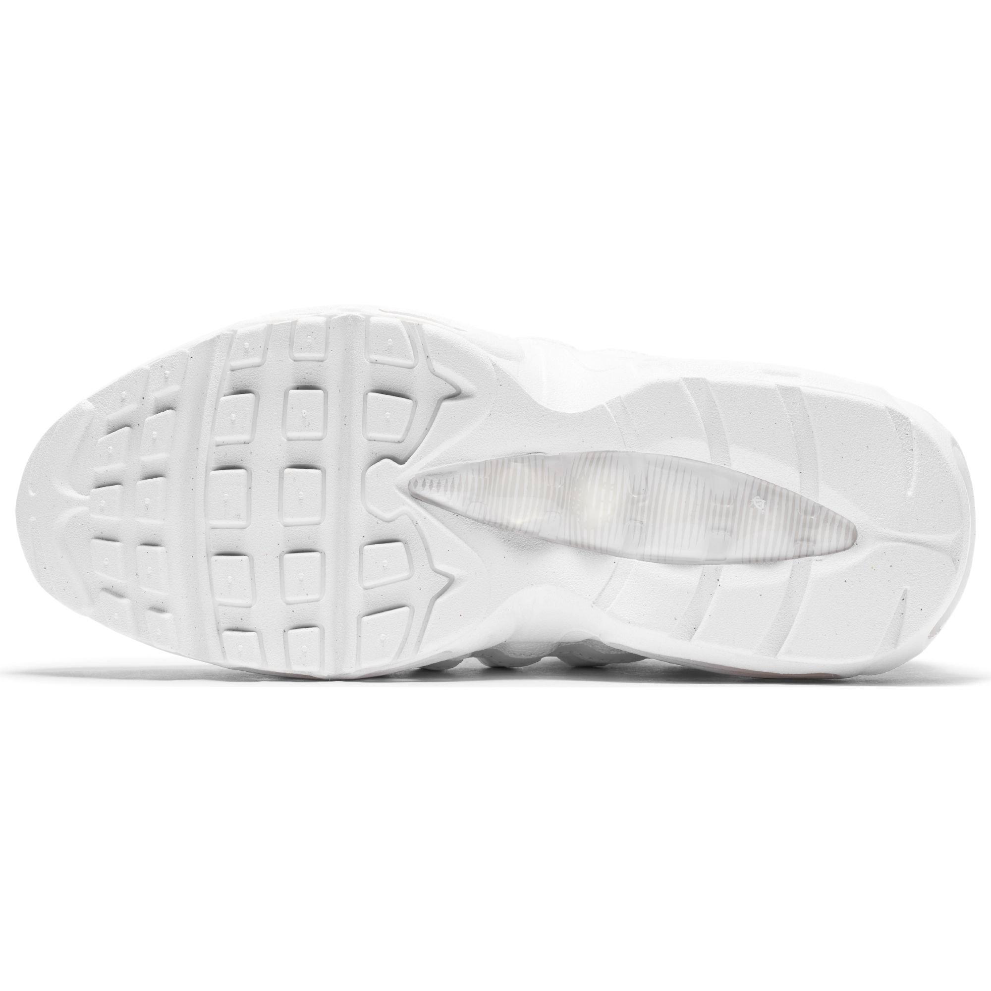 Nike Air Max 95 Recraft "White" Grade School Boys' Shoe - WHITE Thumbnail View 5
