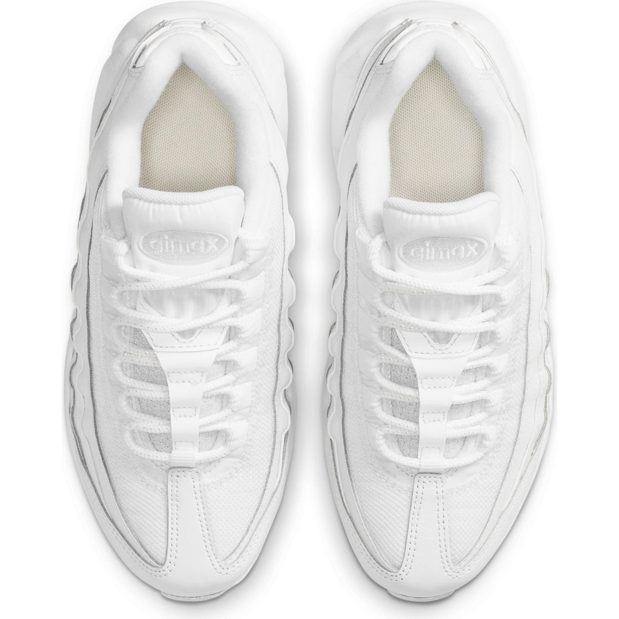 Nike Air Max 95 Recraft "White" Grade School Boys' Shoe - WHITE Thumbnail View 8