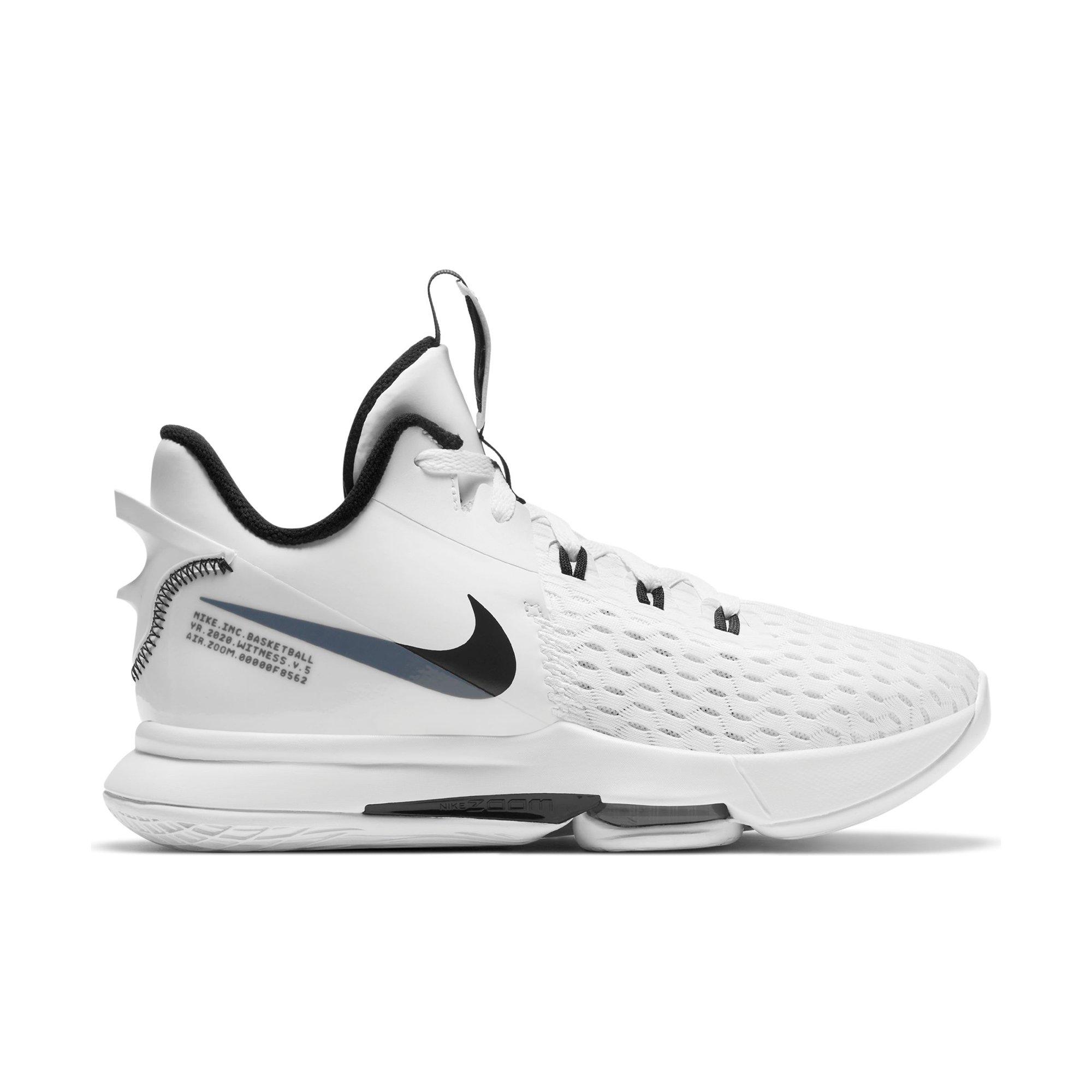 white lebron basketball shoes