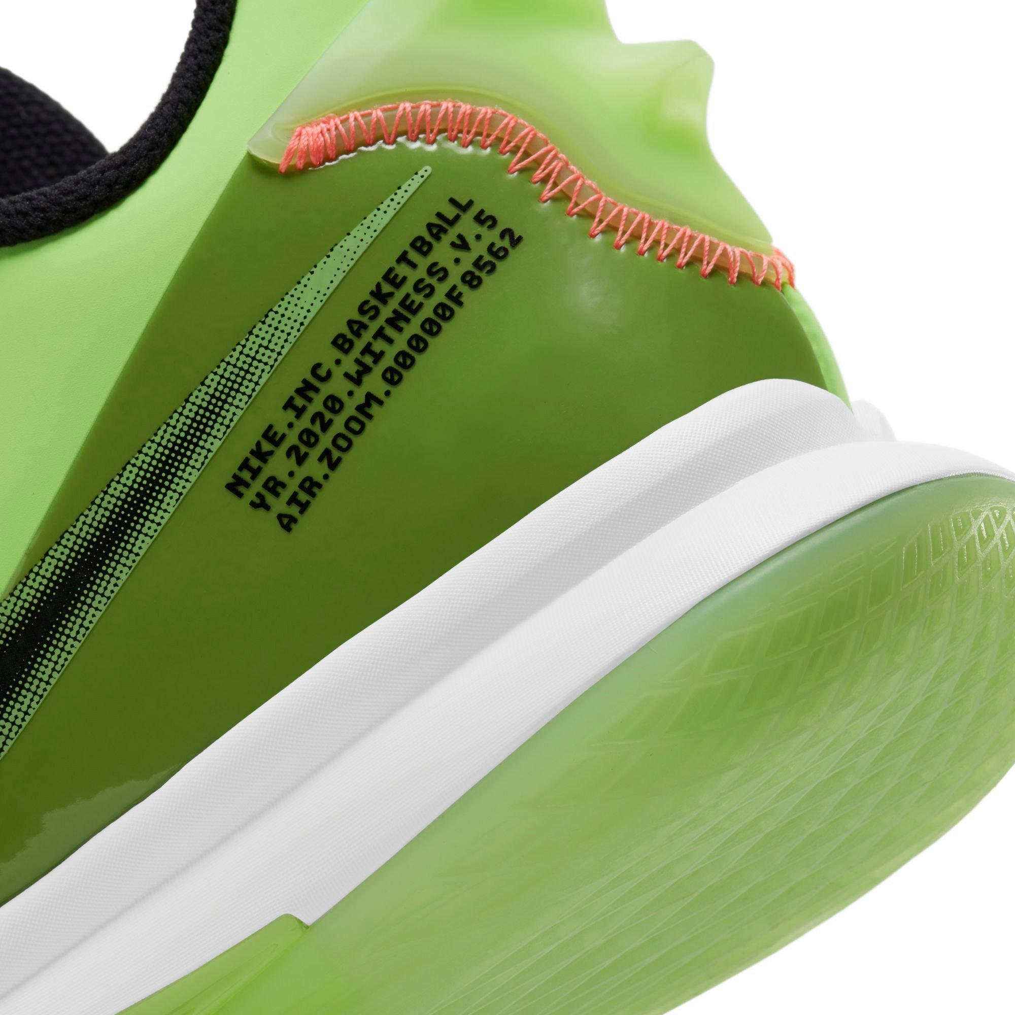 lebron witness 5 lime glow