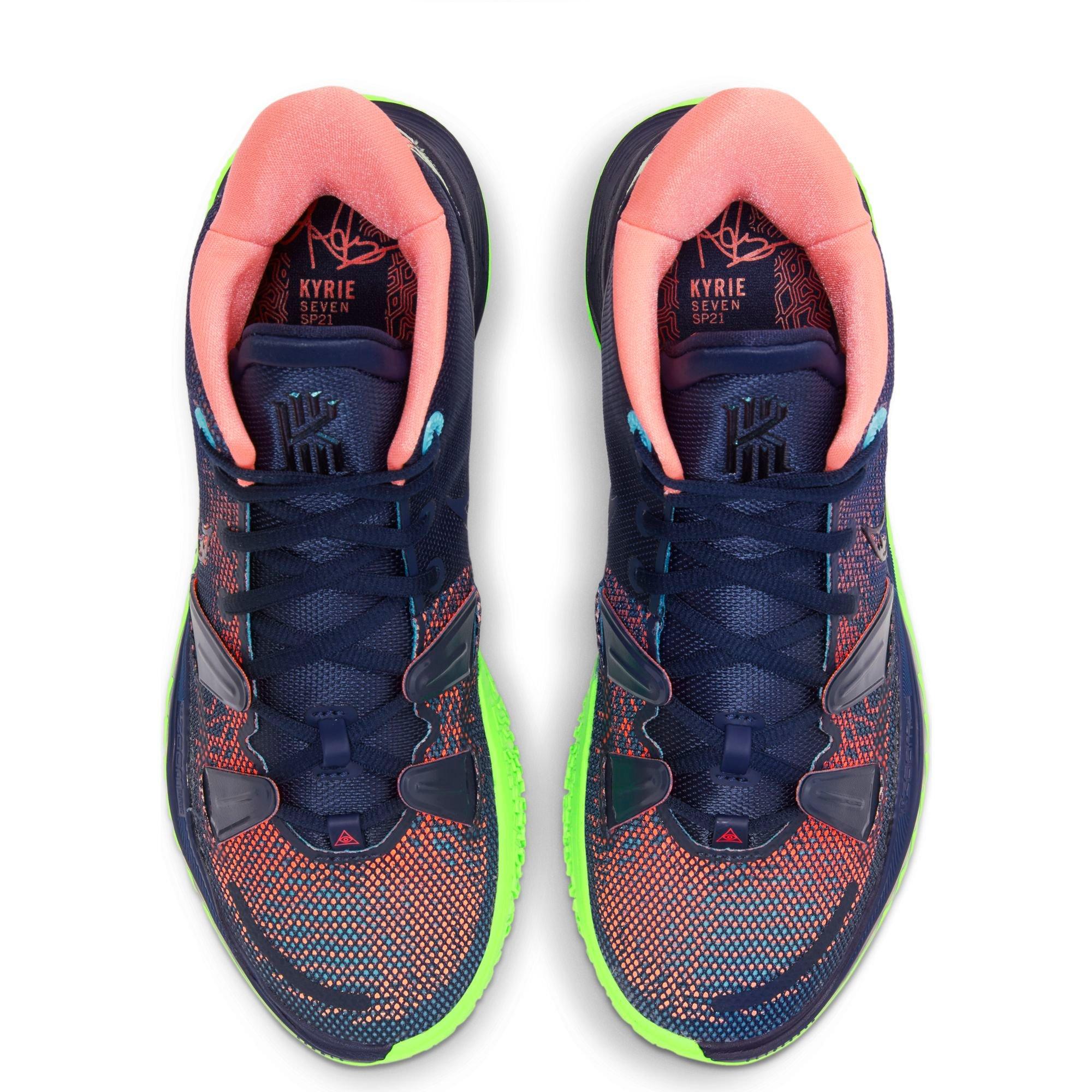 kyrie 7 navy and white