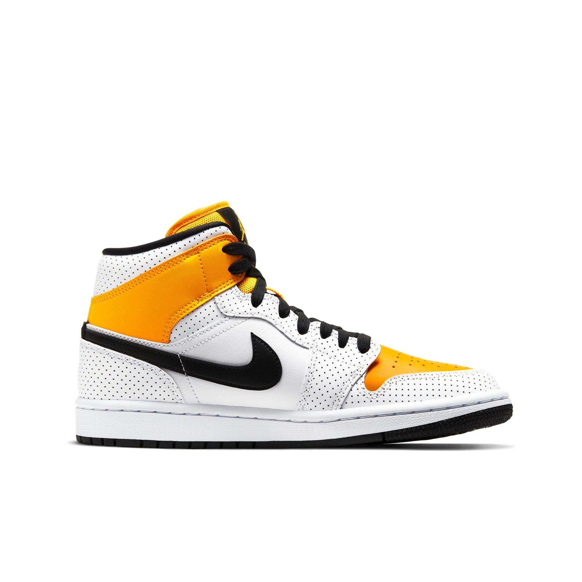 black and yellow jordan 1 womens