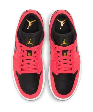Jordan 1 Low Siren Red Black Yellow Women S Shoe Hibbett City Gear