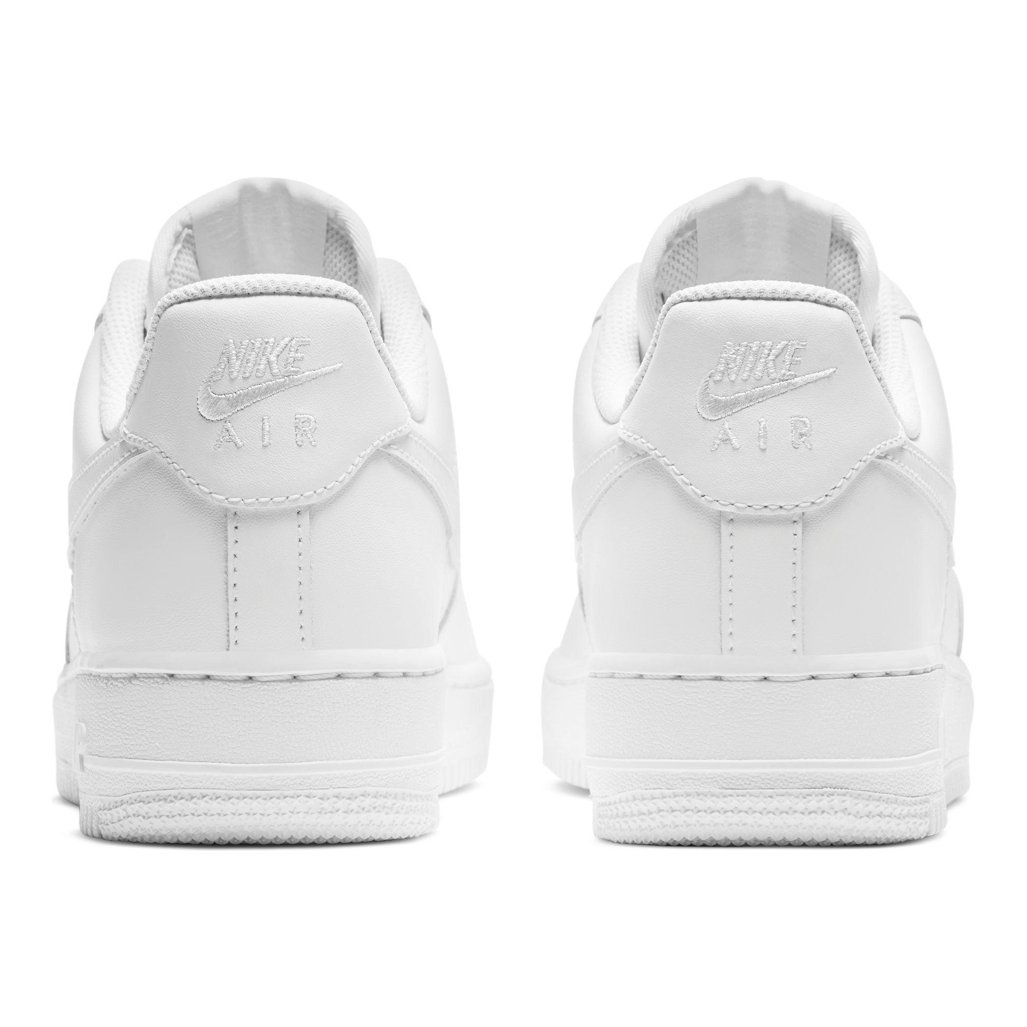 Nike Air Force 1 07 LE "White/White" Women's Shoe - WHITE Thumbnail View 8