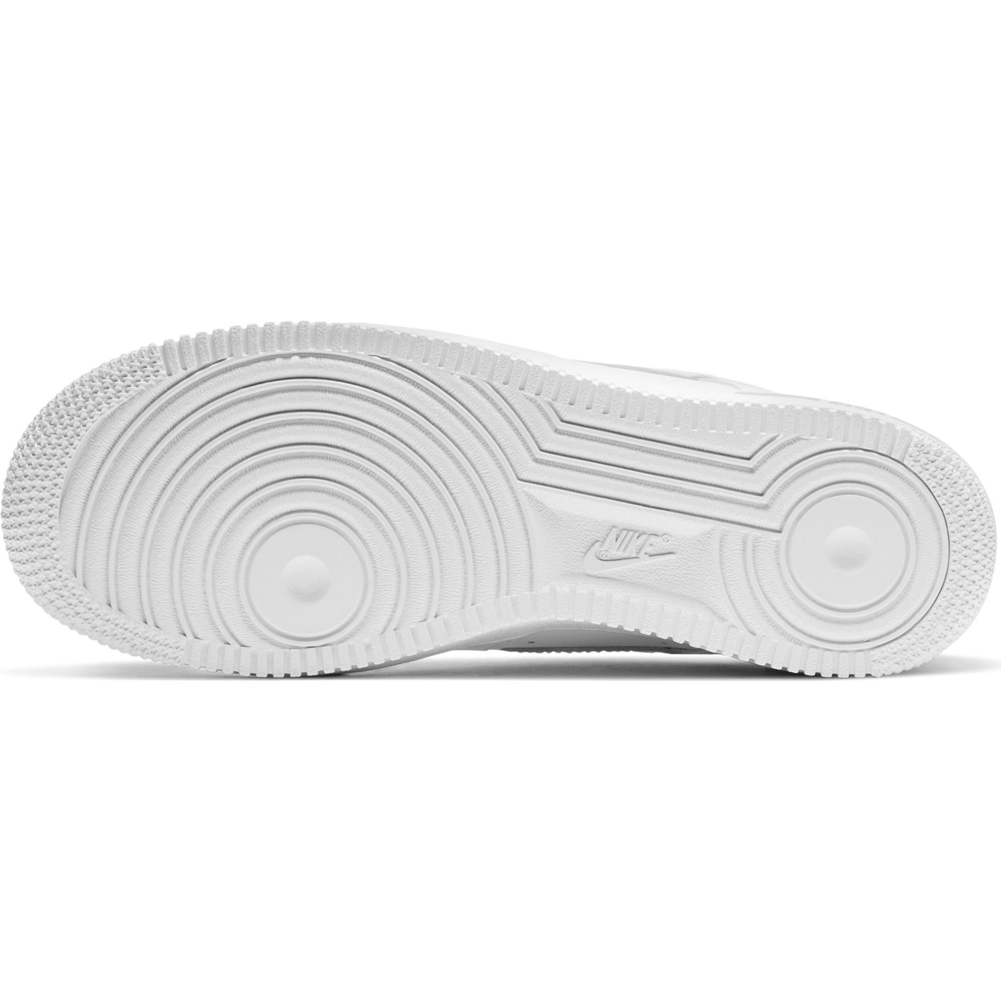 Nike Air Force 1 07 LE "White/White" Women's Shoe - WHITE Thumbnail View 10