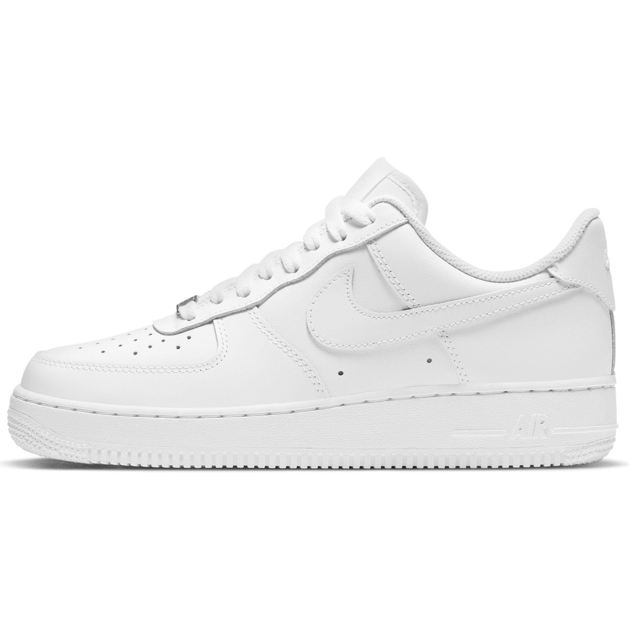 Nike Air Force 1 07 LE "White/White" Women's Shoe - WHITE Thumbnail View 6