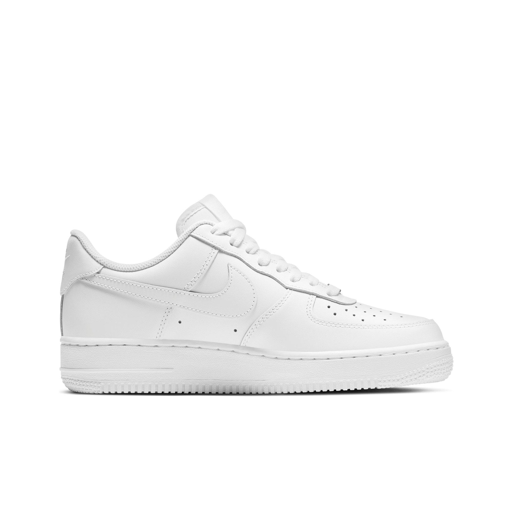 Nike Air Force 1 07 LE "White/White" Women's Shoe - WHITE Thumbnail View 2