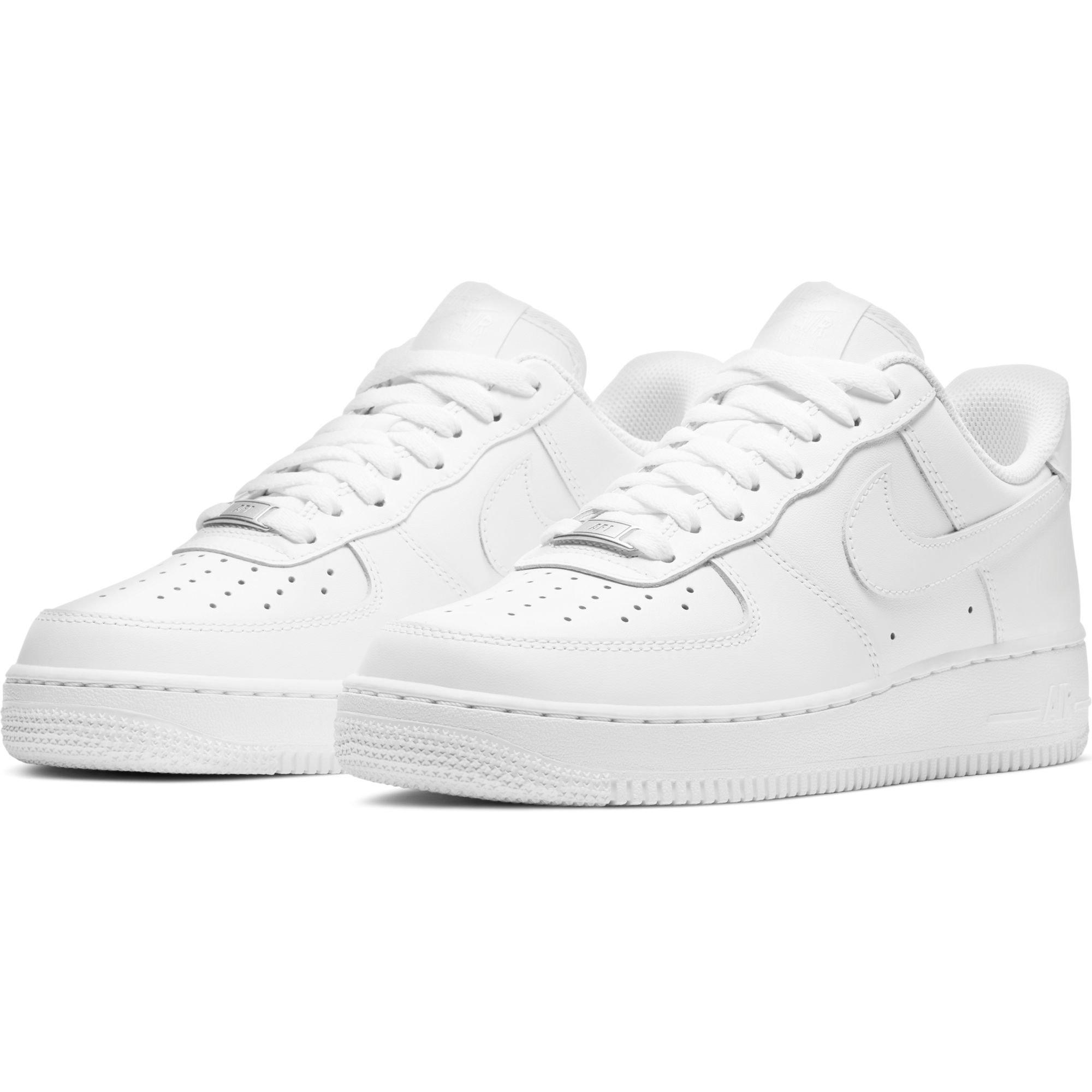 Nike Air Force 1 07 LE "White/White" Women's Shoe - WHITE Thumbnail View 5