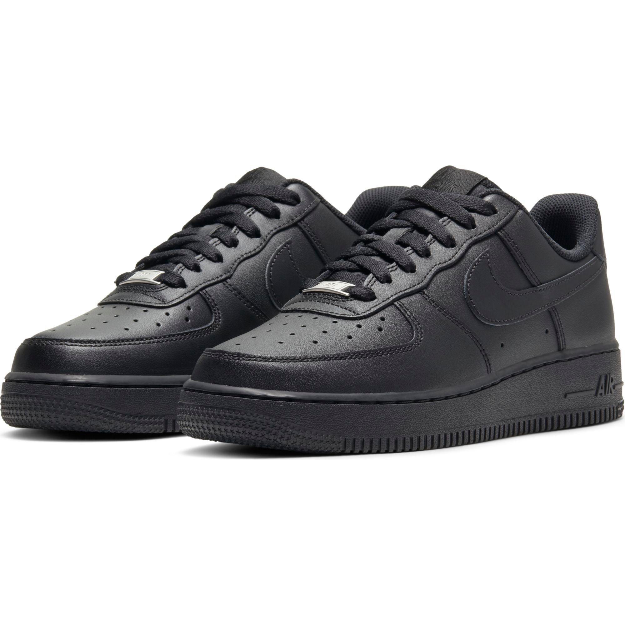 Nike Air Force 1 '07 "Black/Black" Women's Shoe - BLACK Thumbnail View 9