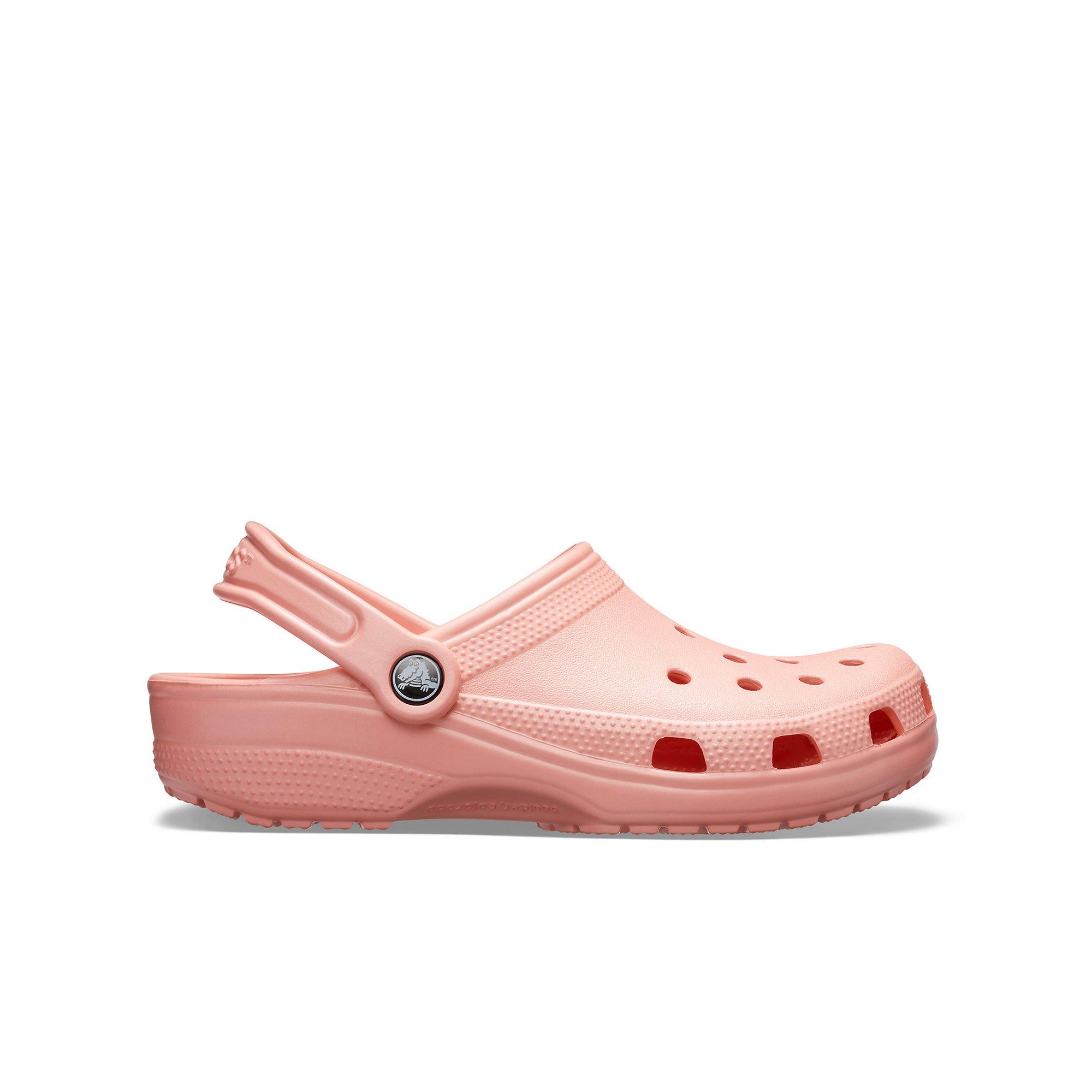 Peach colored crocs new arrivals