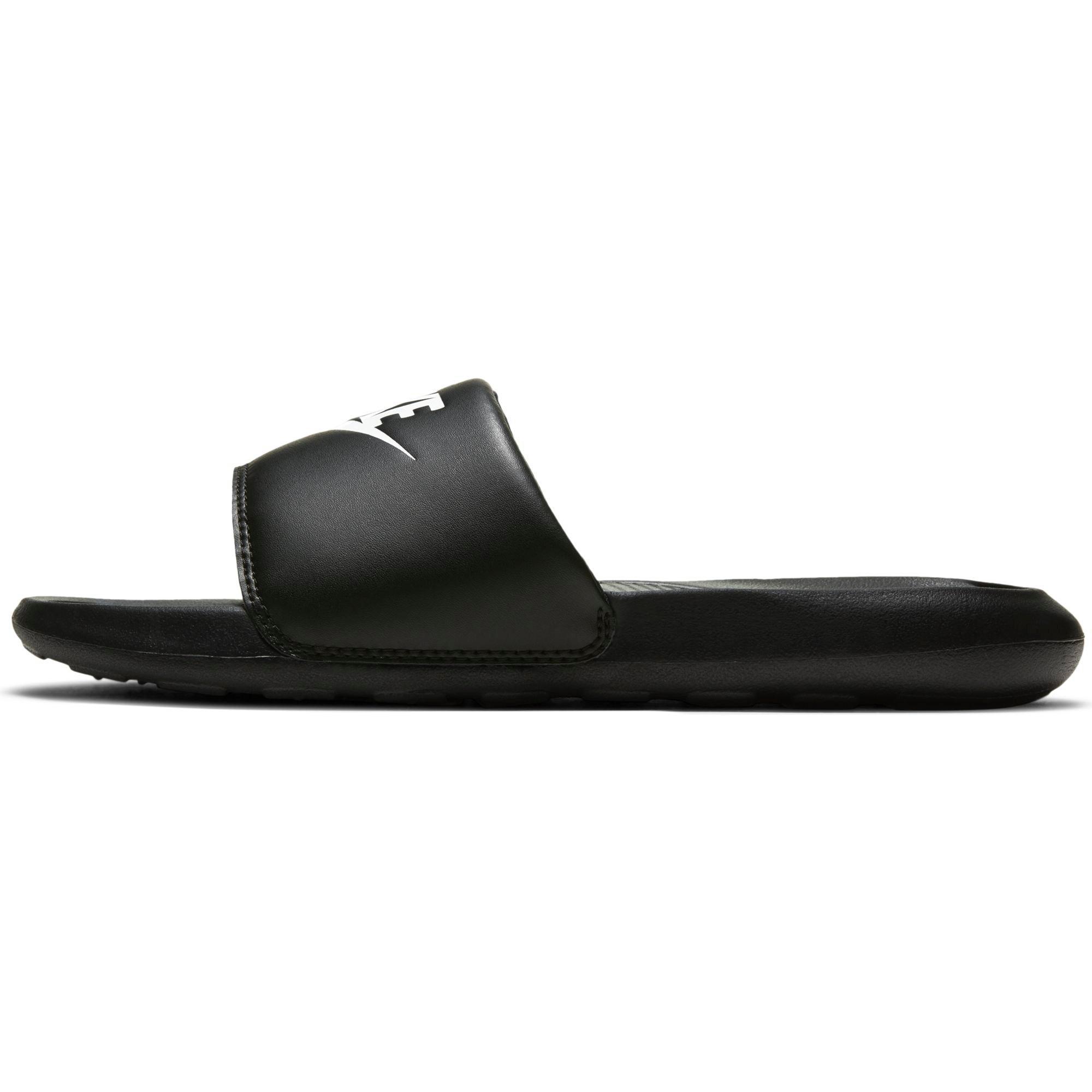 Nike Victori One "Black/White" Women's Slide - BLACK/WHITE Thumbnail View 4