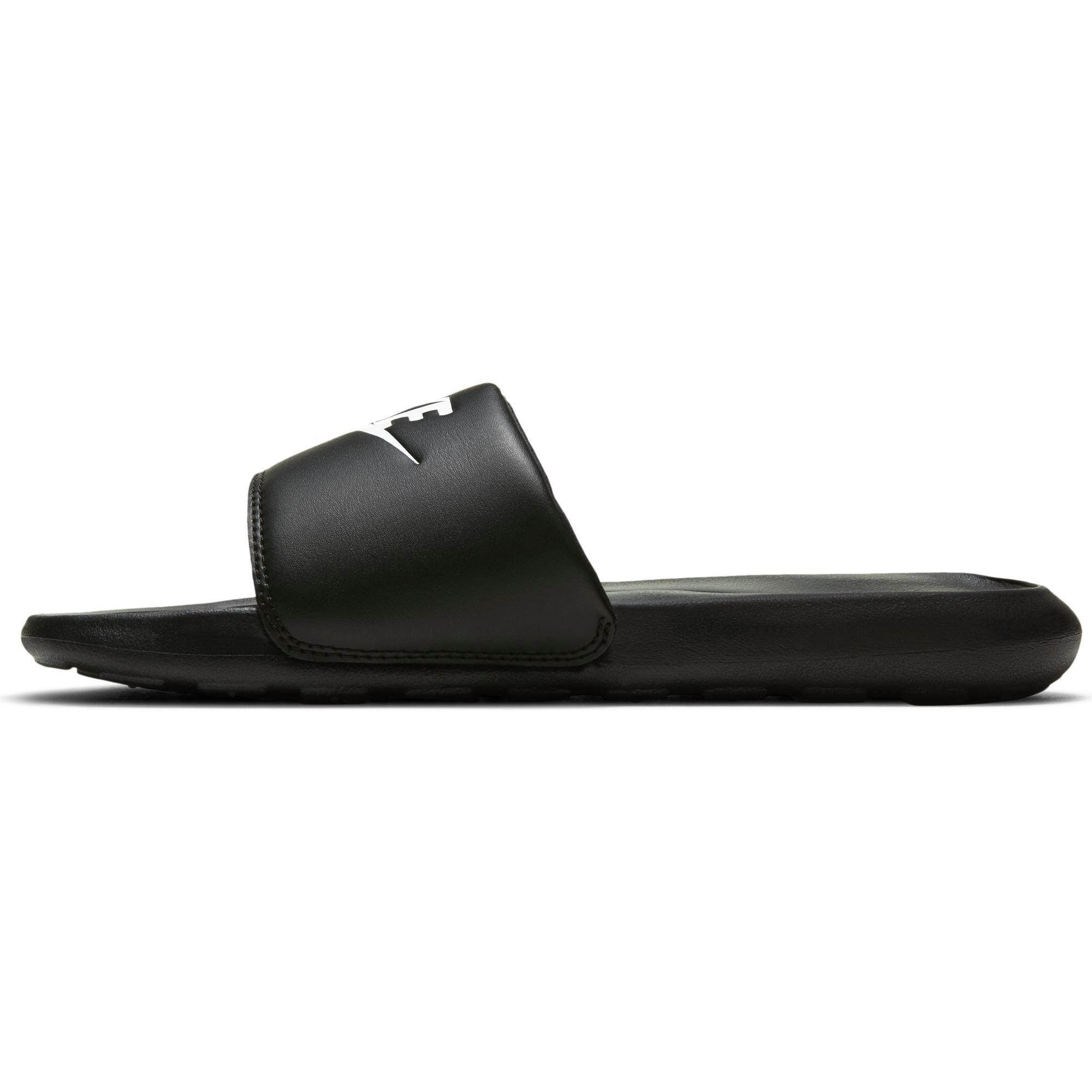 Nike Victori One "Black/White" Women's Slide - BLACK/WHITE Thumbnail View 3