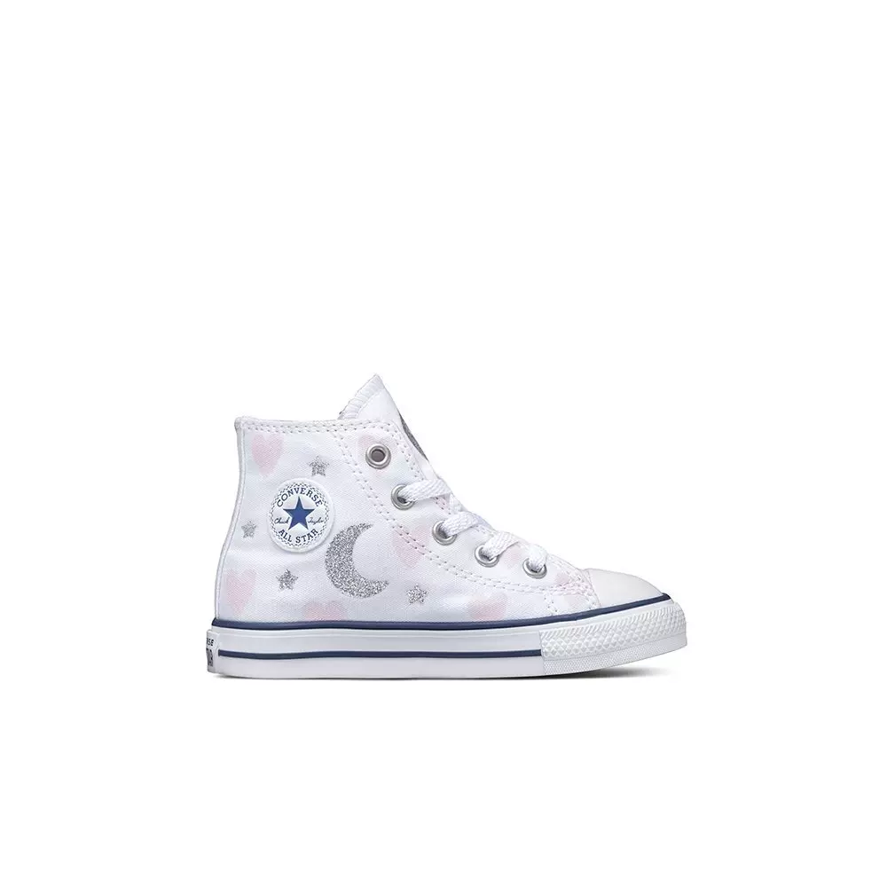 Converse Chuck Taylor All Star Moon "White" Infant Girls' Shoe - BLACK