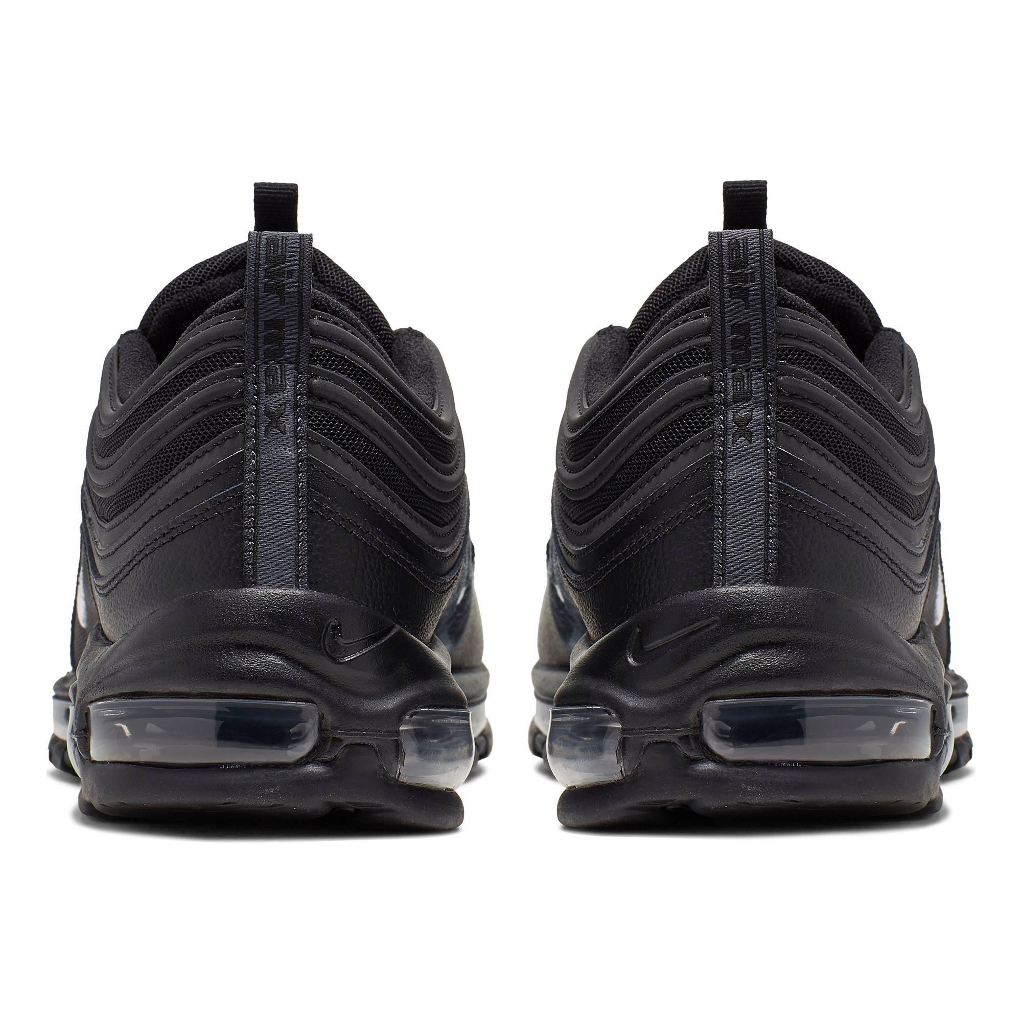 Nike Mens Nike Air Max '97 - Mens Running Shoes Black/White/Anthracite Size 08.0