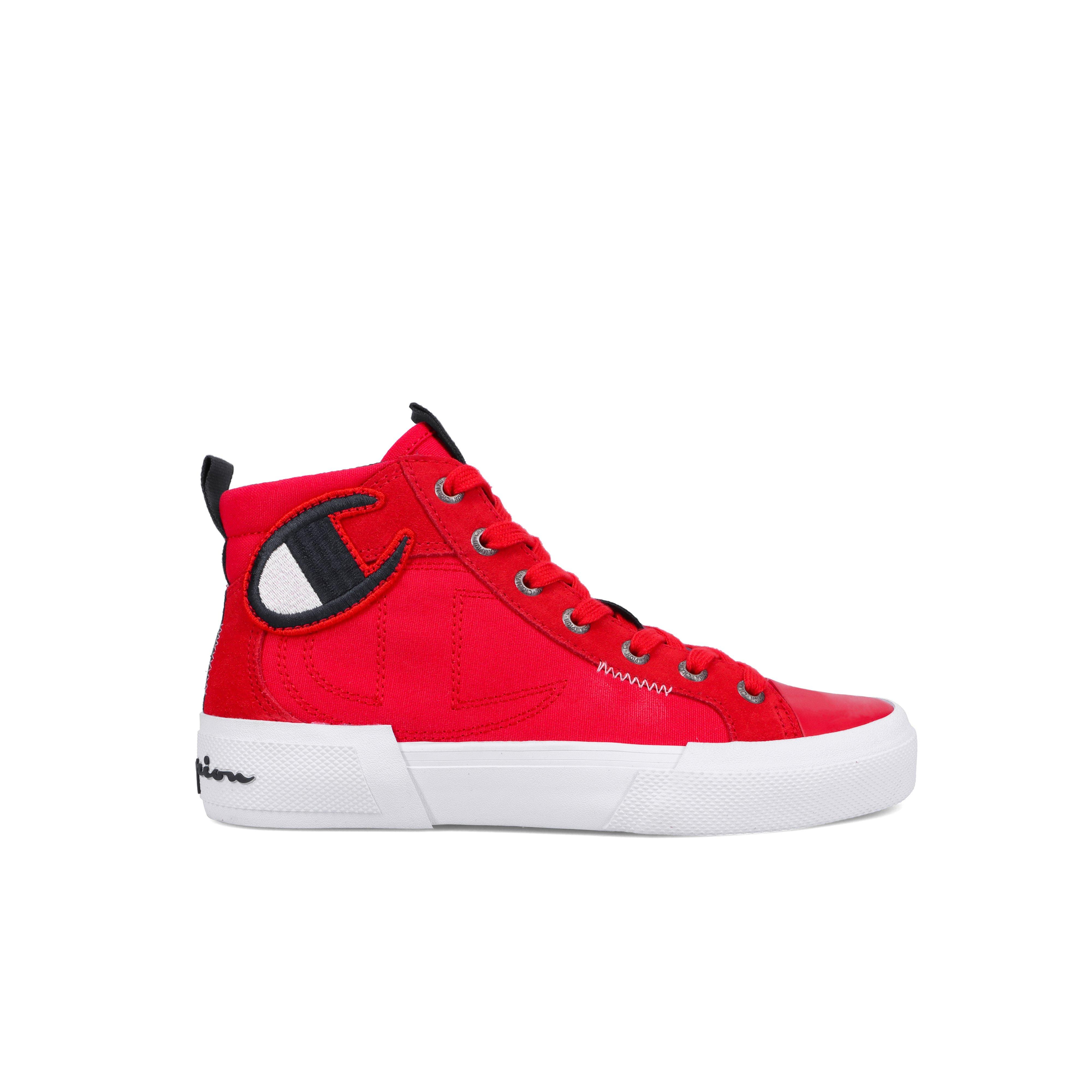 champion red high tops