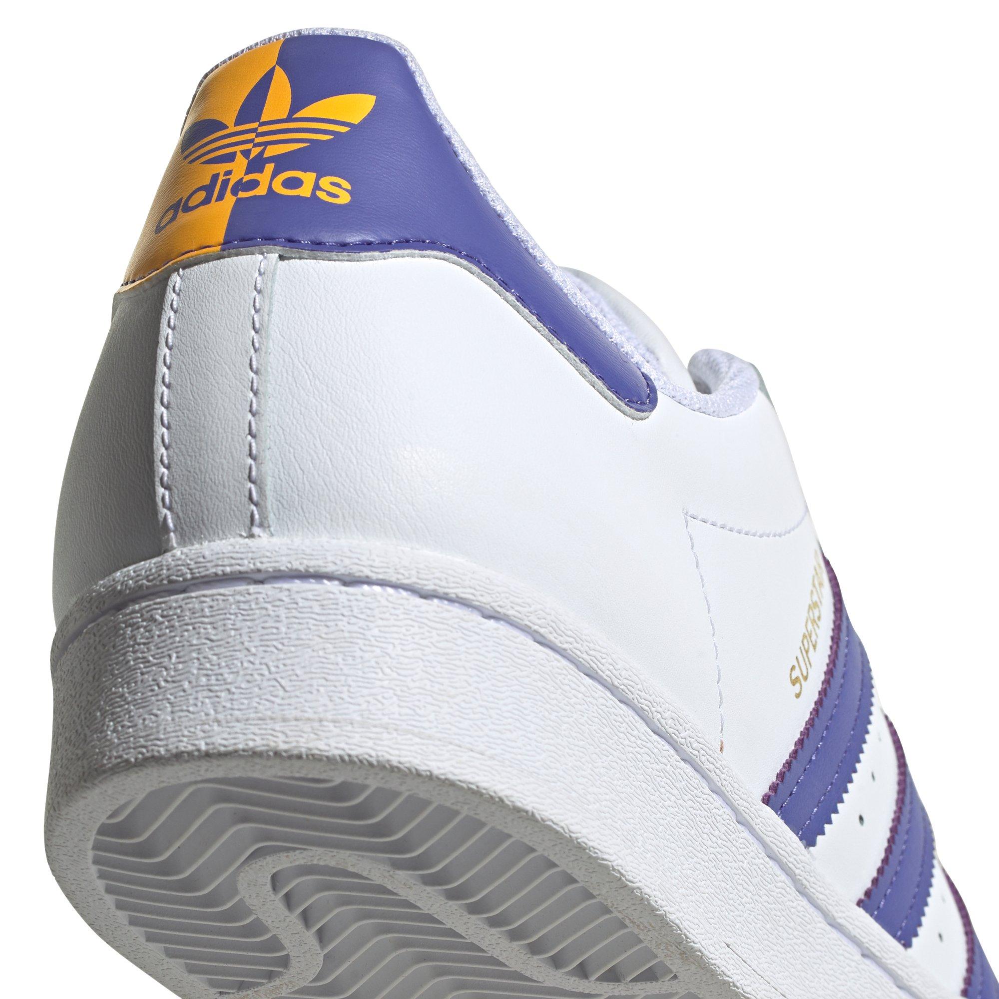 Adidas superstar 2 white hotsell and purple