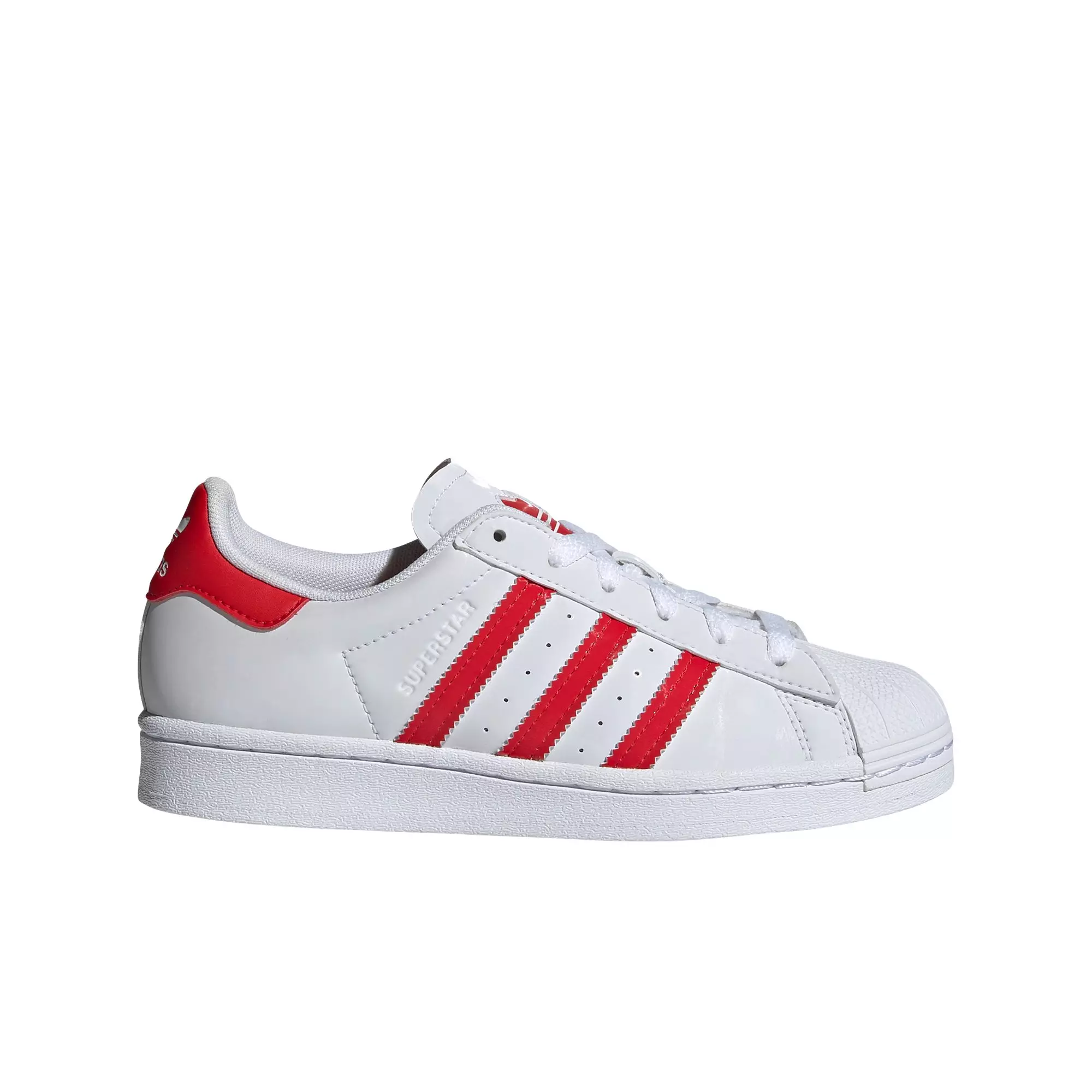 superstar white red