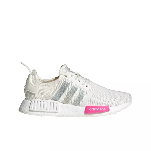 adidas NMD_R1 "White/Black/Pink" Grade Girls' Shoe