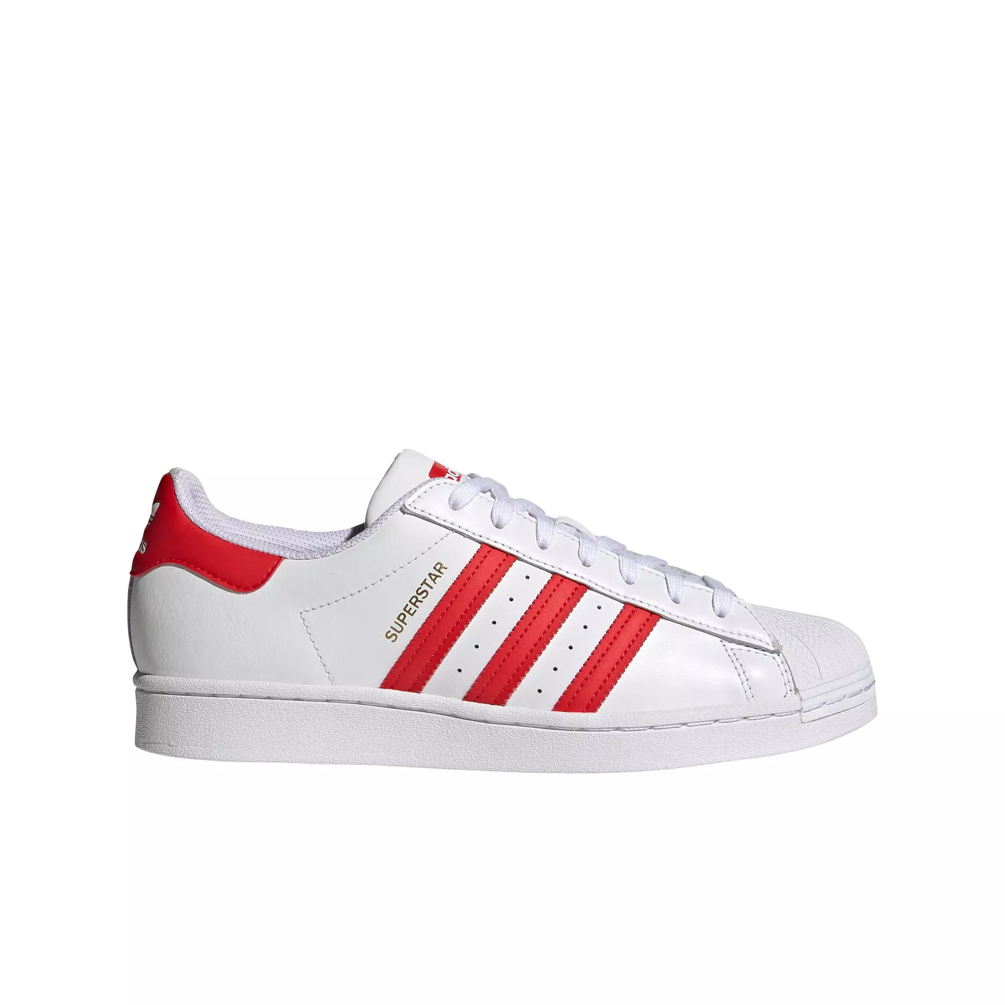 adidas superstar red white