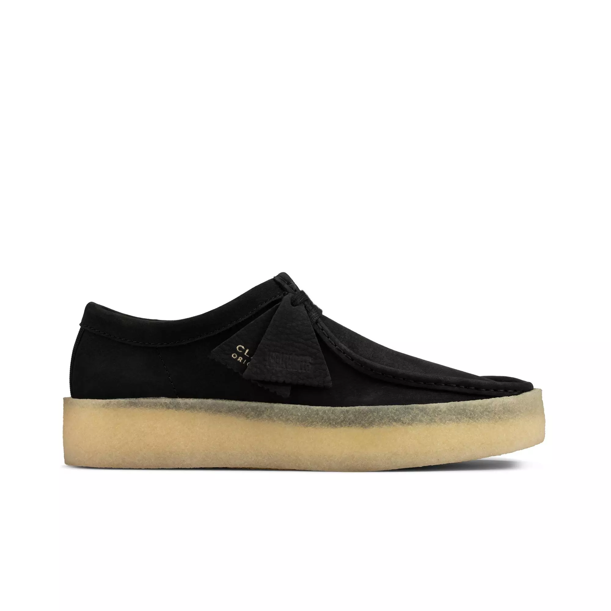 Clarks Wallabee Nubuck Cup "Black" Men's Shoe - BLACK
