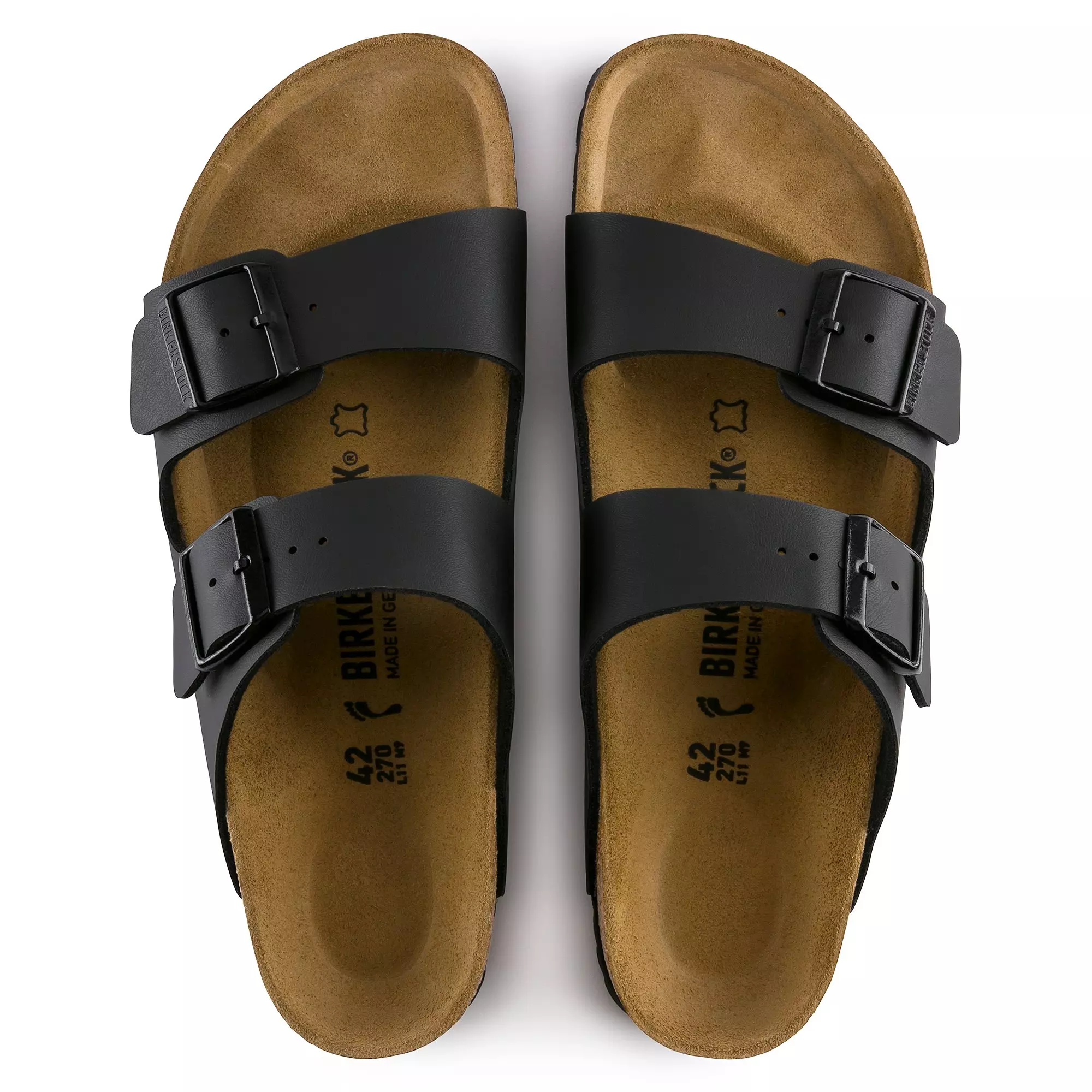 Birkenstock Arizona Birko-Flor "Black" Men's Sandal - BLACK