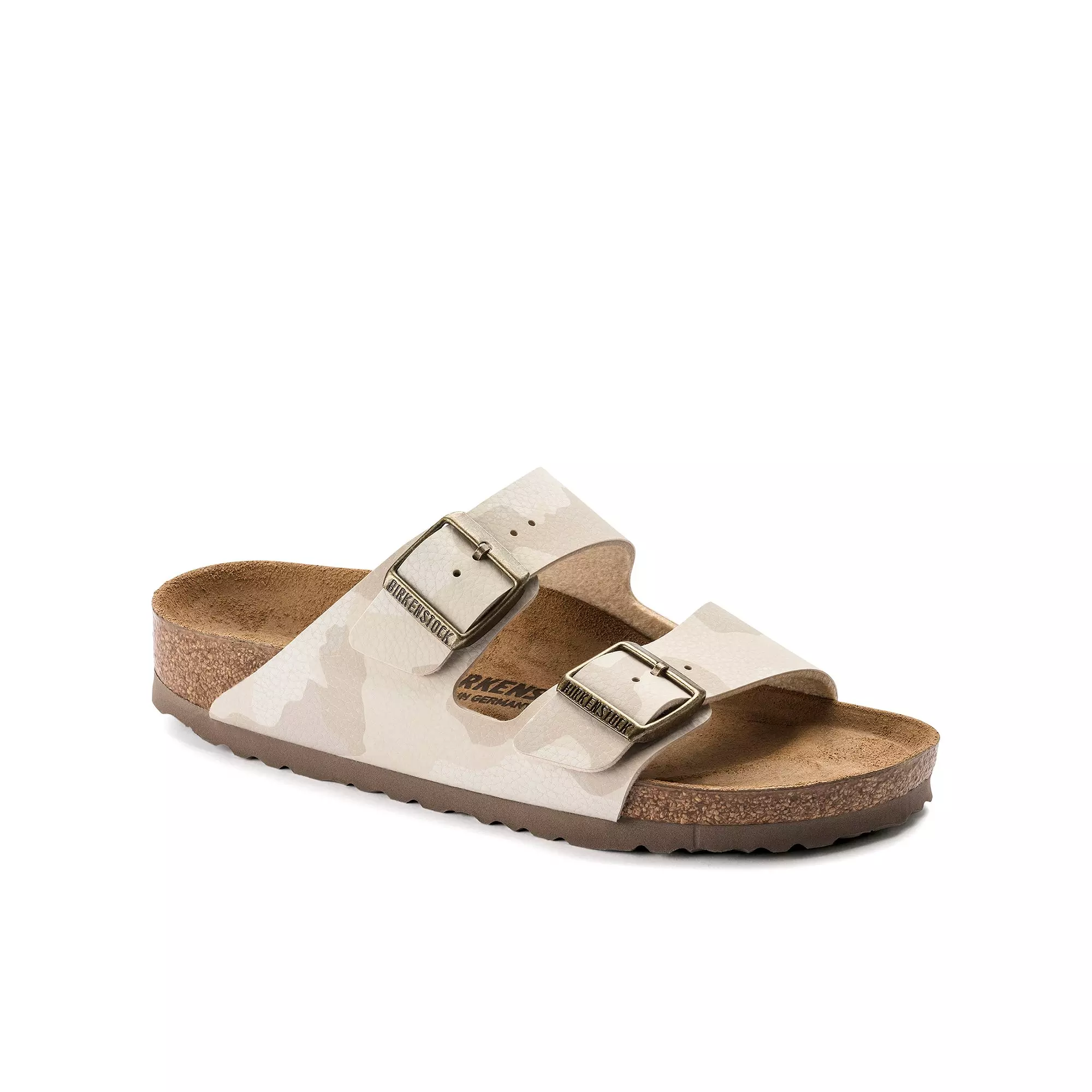 Birkenstock Arizona Birko-Flor "Desert Soil/Sand/Camo" Women's Sandal - CAMOUFLAGE