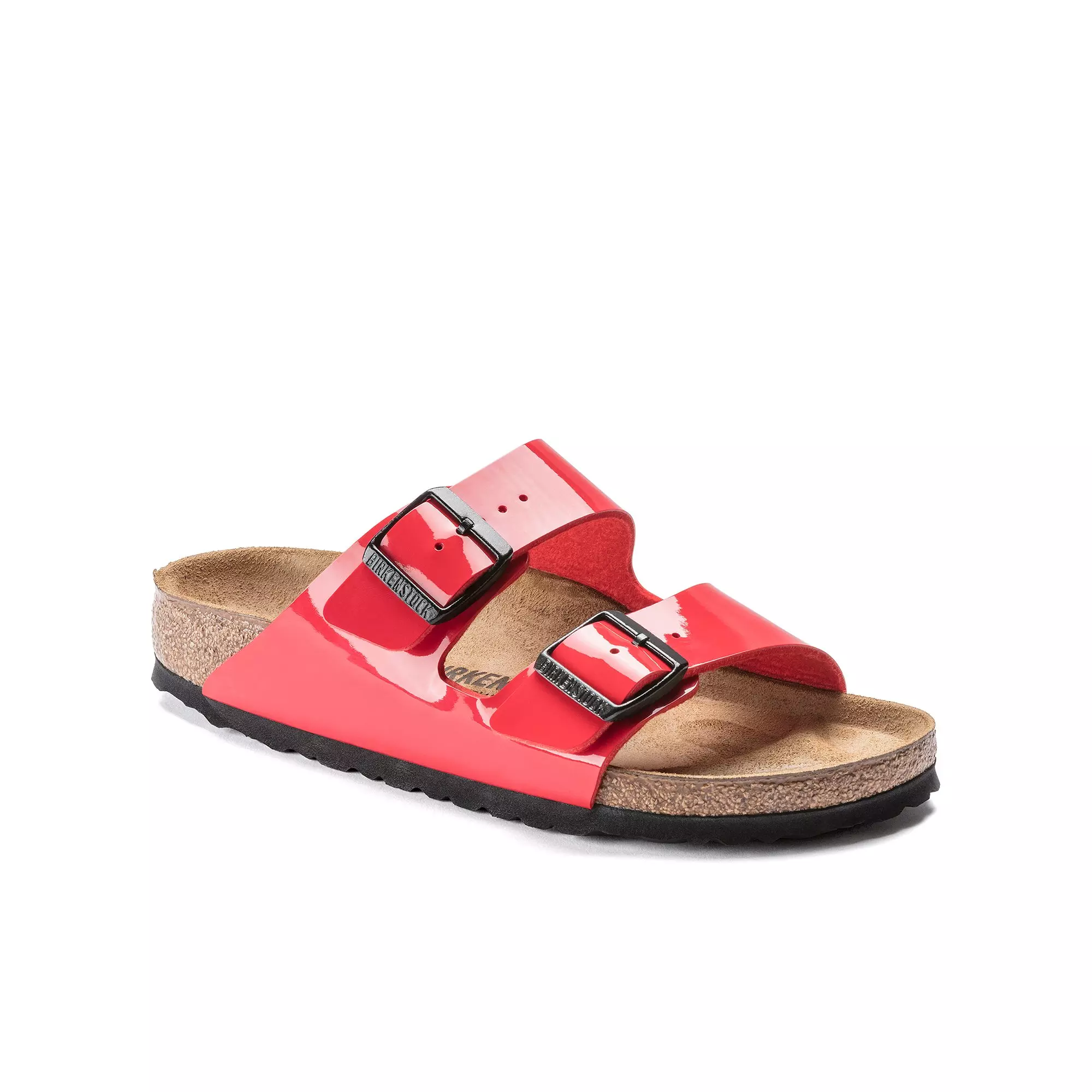 Birkenstock Arizona Patent "Cherry" Women's Sandal - RED