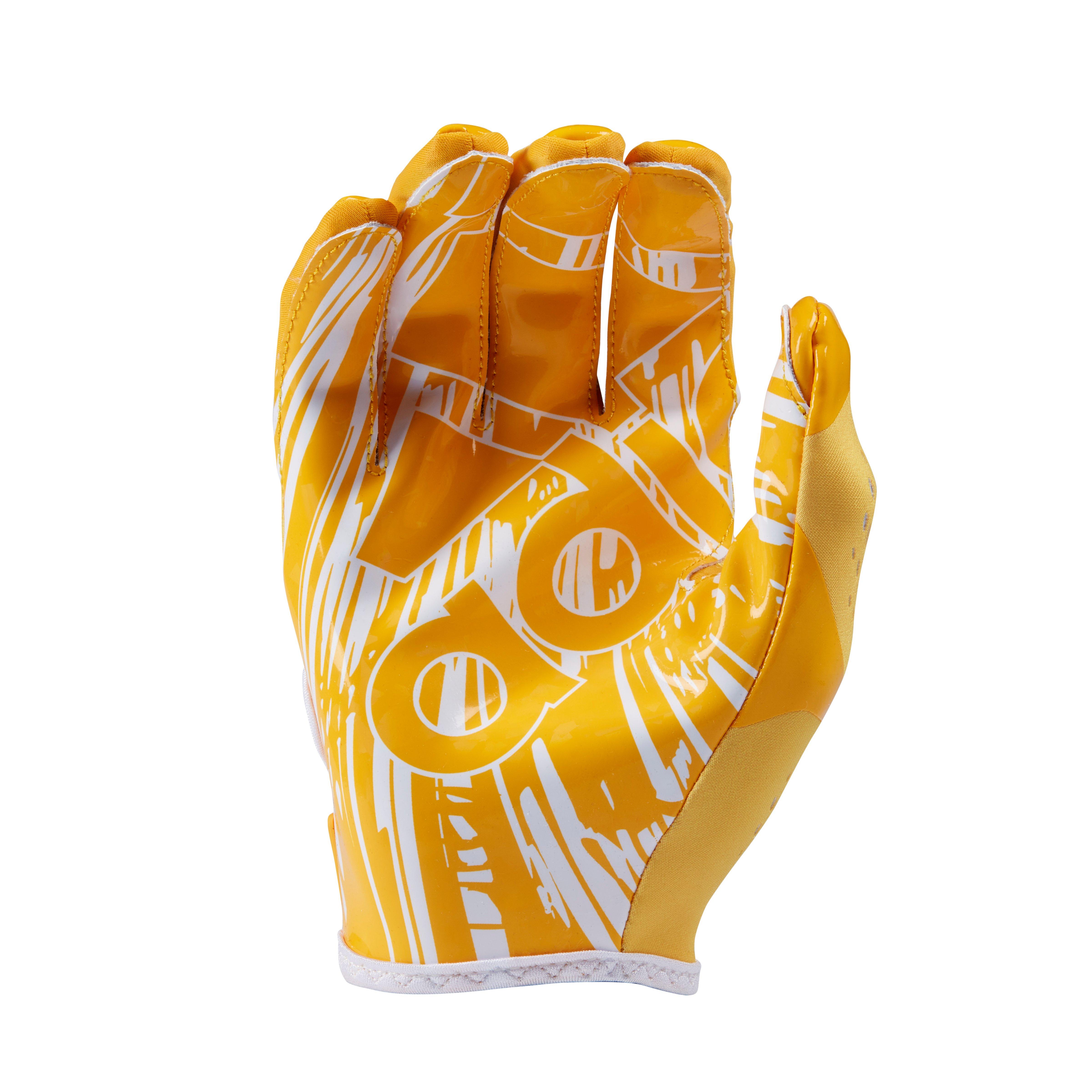 adidas Adizero 12 Football Receiver Gloves - Yellow/White