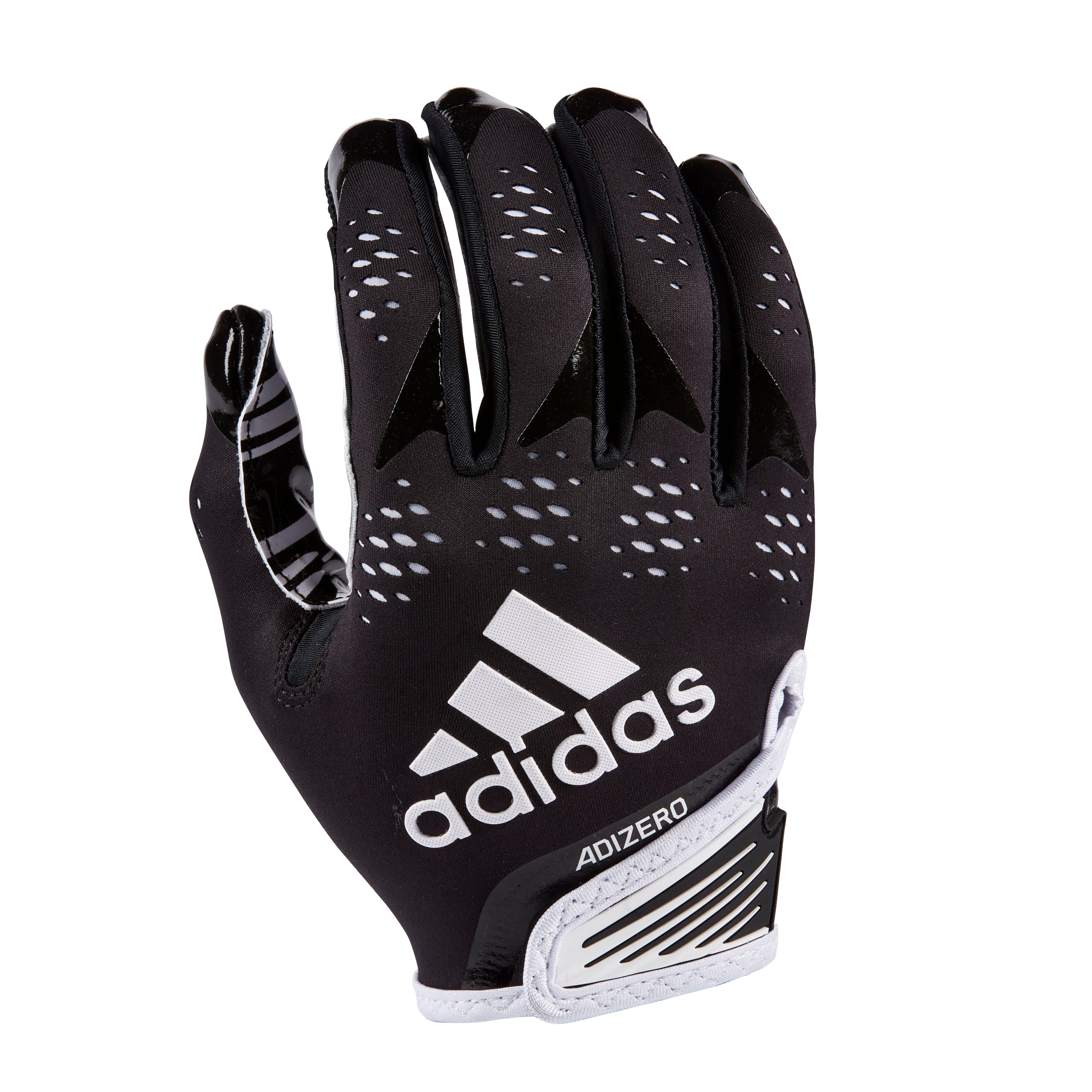 telar Gracia Oeste adidas Adizero 12 Football Receiver Gloves - Black/White