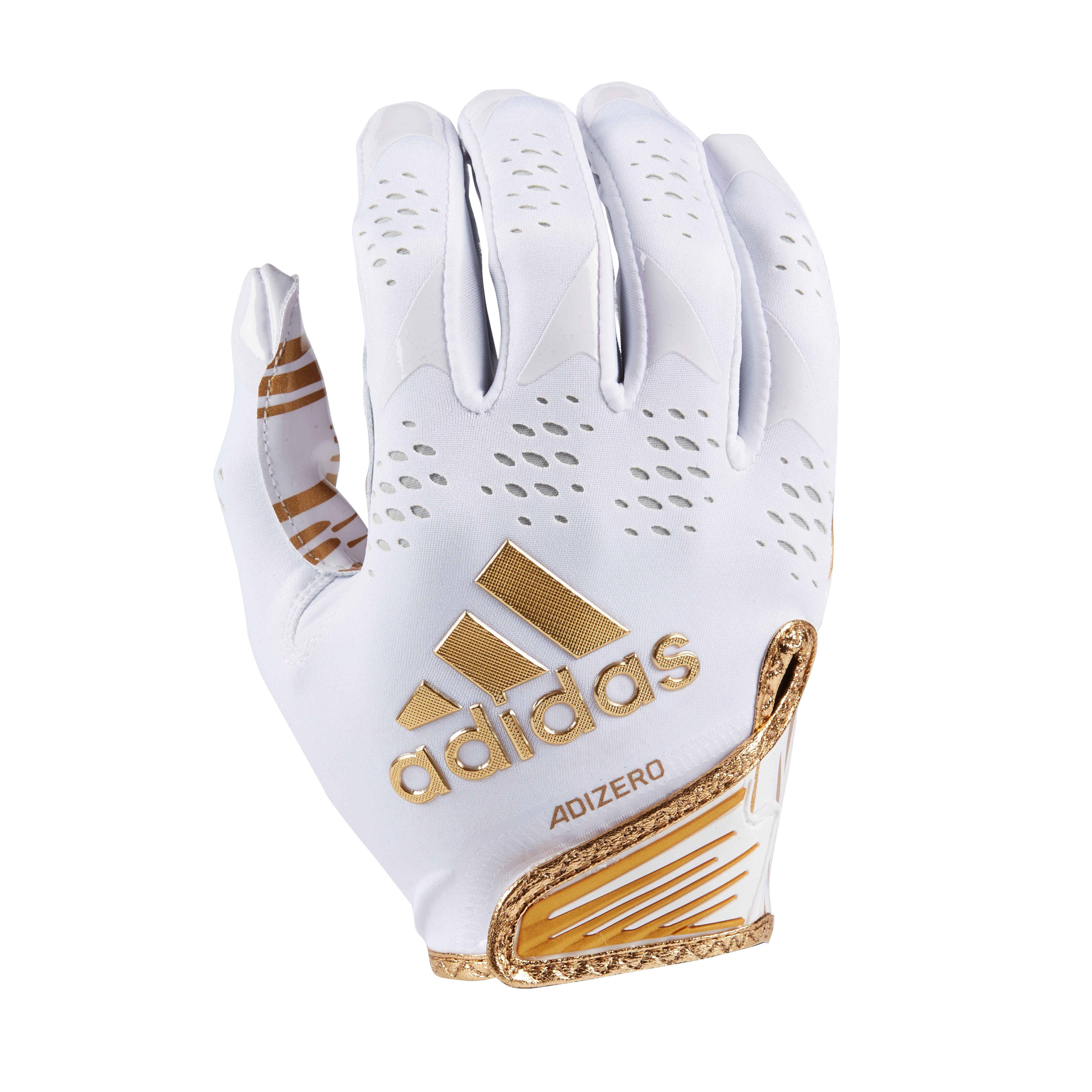 adidas Adizero 12 Gloves - White, Men's Football