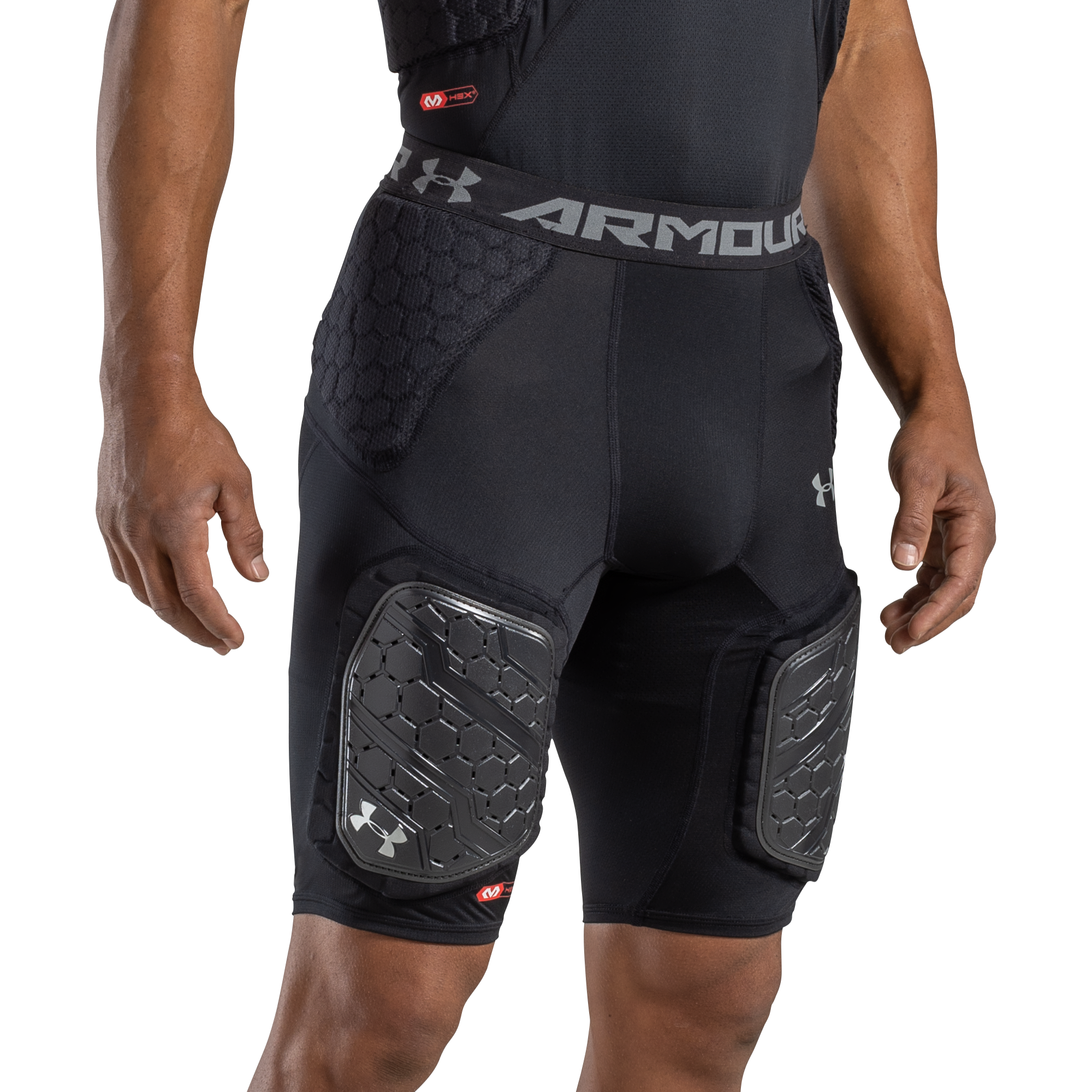 Under Armour Adult Gameday Armour Pro 5-Pad Girdle - Black - BLACK Thumbnail View 1