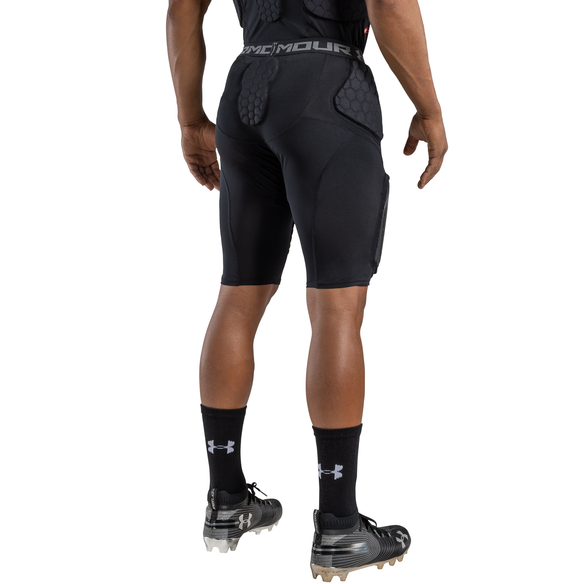 Under Armour Adult Gameday Armour Pro 5-Pad Girdle - Black - BLACK Thumbnail View 2