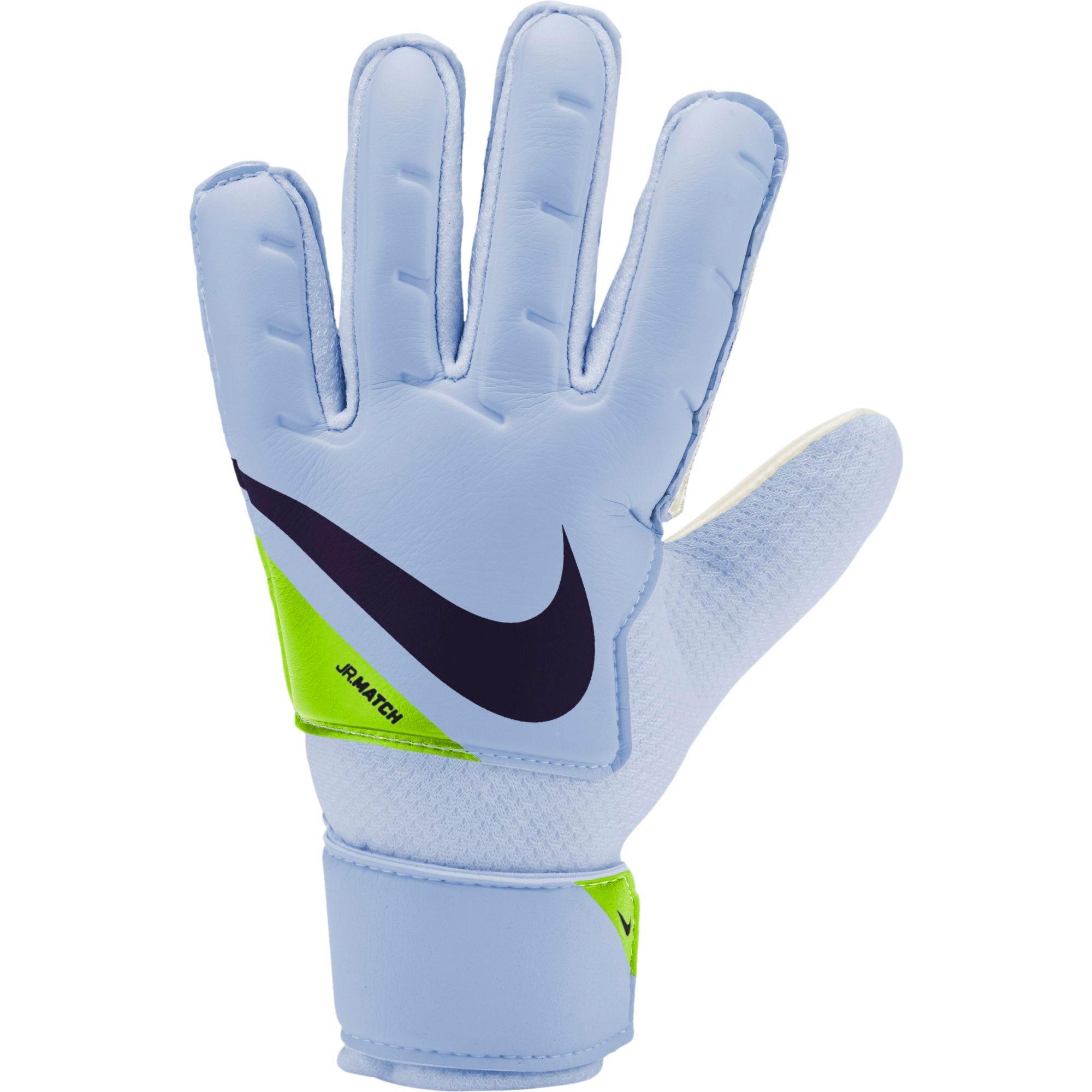 Nike Jr. Youth Goalkeeper Match Soccer Gloves - BLUE/WHITE Thumbnail View 1
