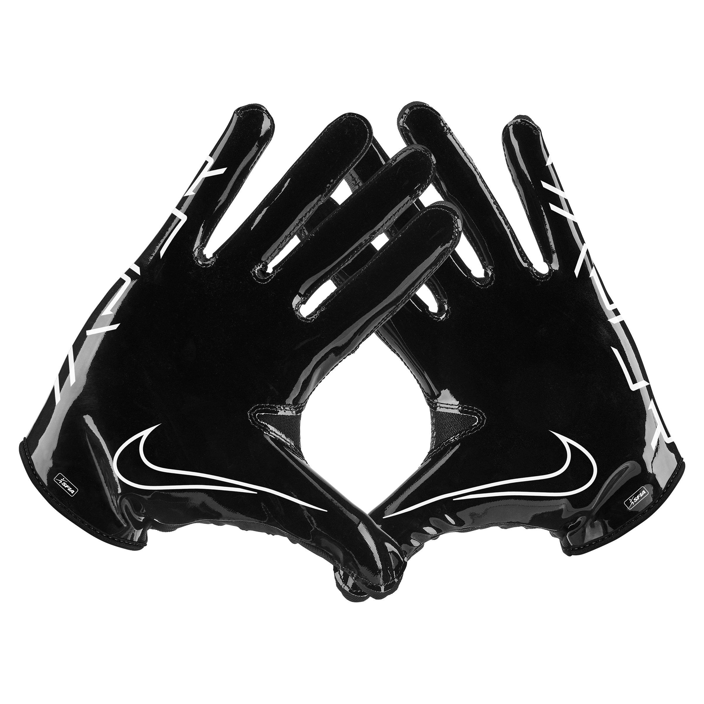 Nike Vapor Jet 7.0 Football Gloves Medium / Black/Black/White