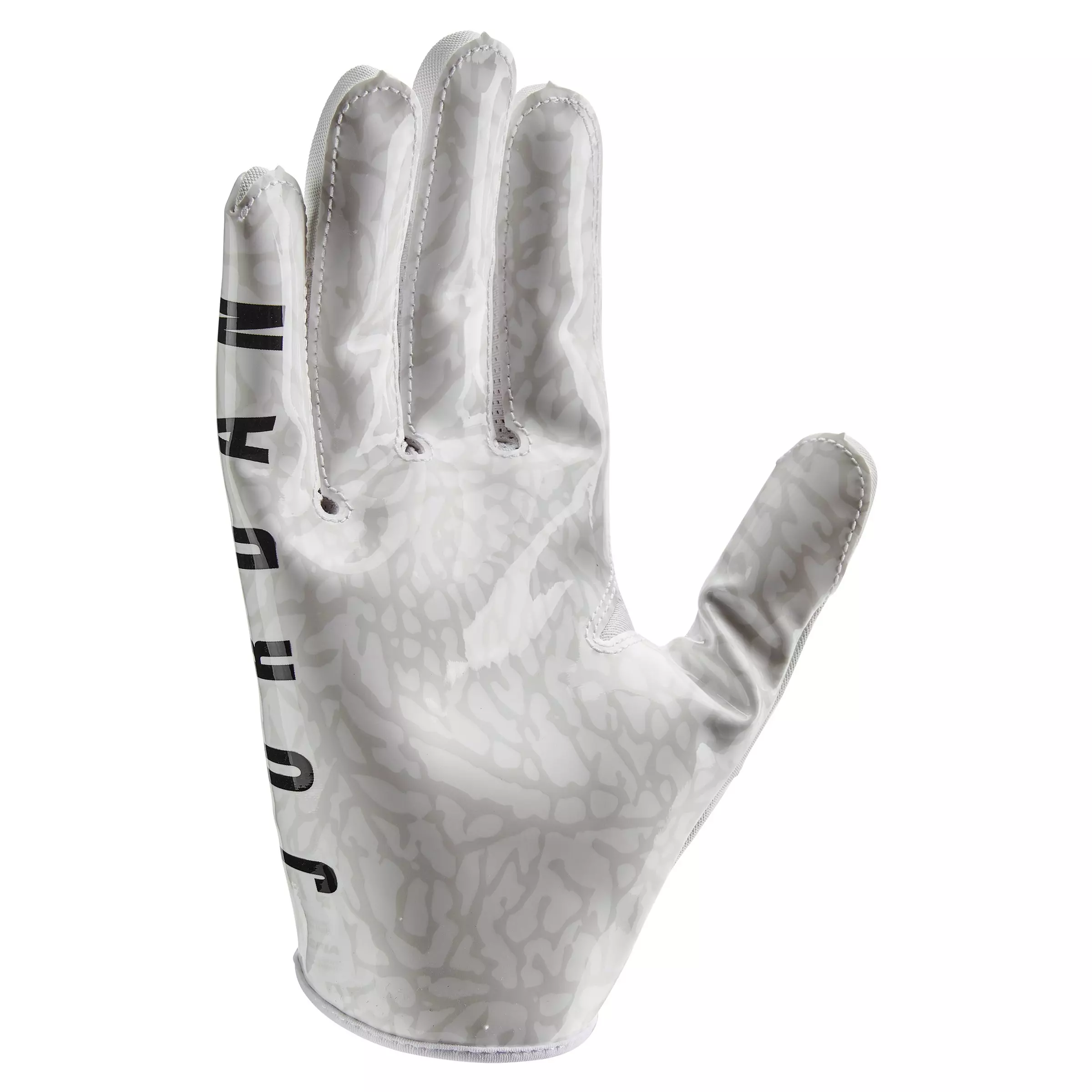 Jordan Jet 7 Football Receiver Gloves - White/Black - WHITE/BLACK