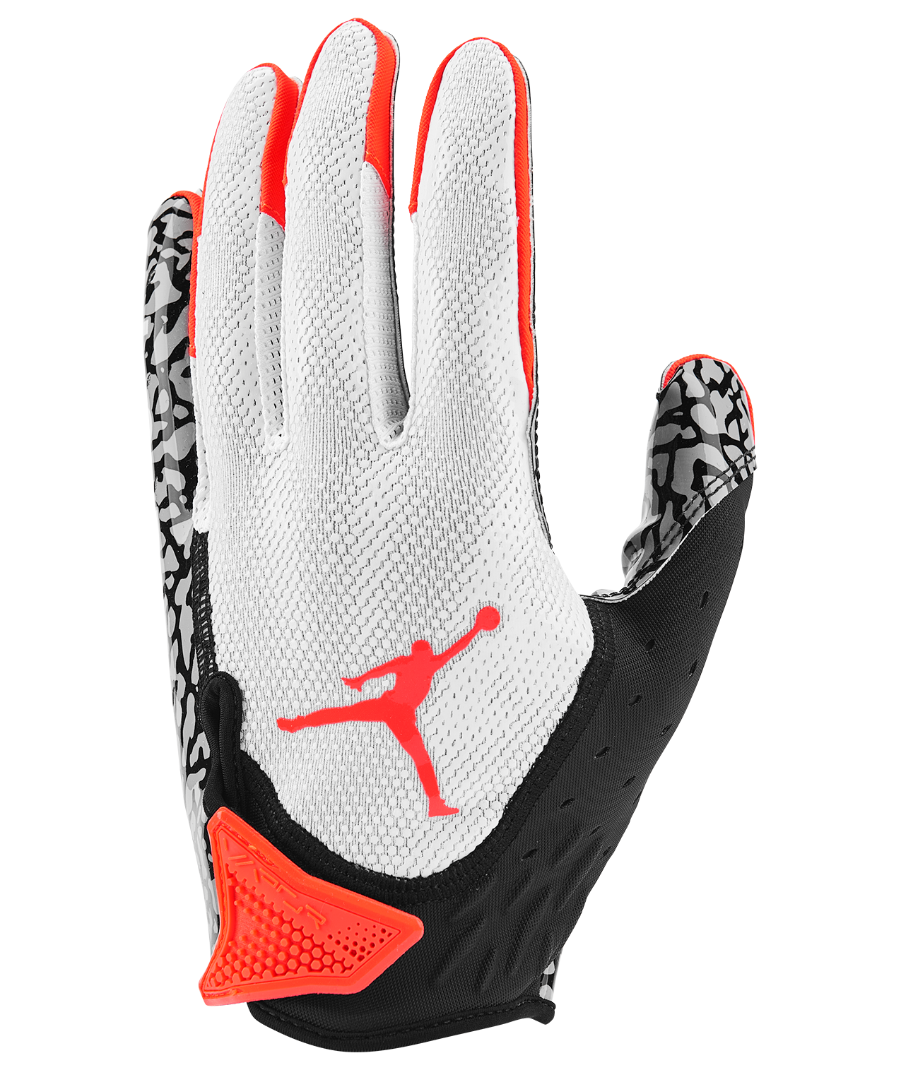 Nike Vapor Jet 7.0 Football Gloves Medium / White/White/University Red