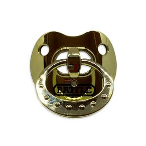 Battle Sports Binky Chrome Gold Oxygen Football Mouthguard
