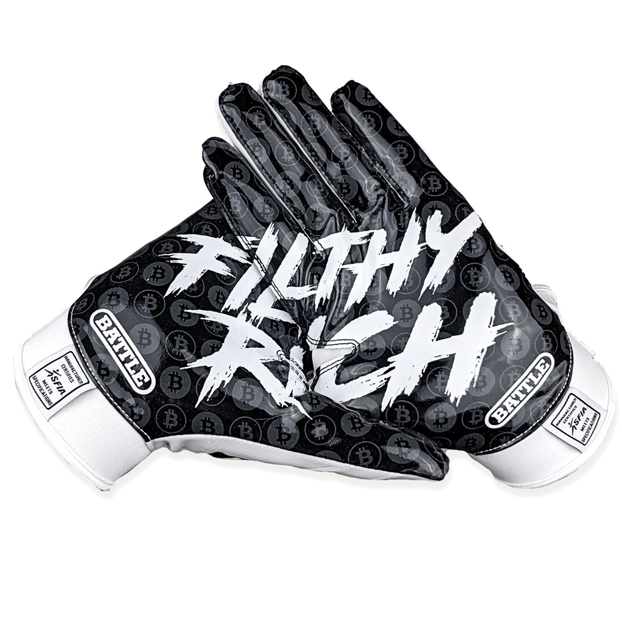 Hibbets store football gloves