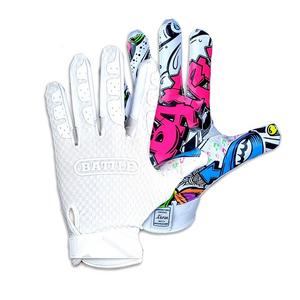 Battle Sports Adult Graffiti Football Receiver Gloves