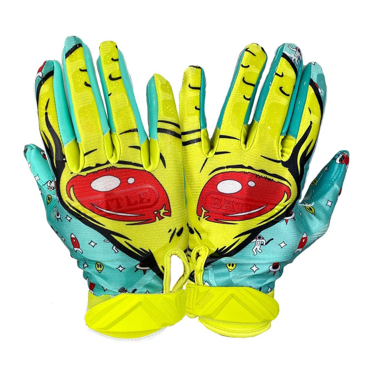 Football gloves at store hibbett sports