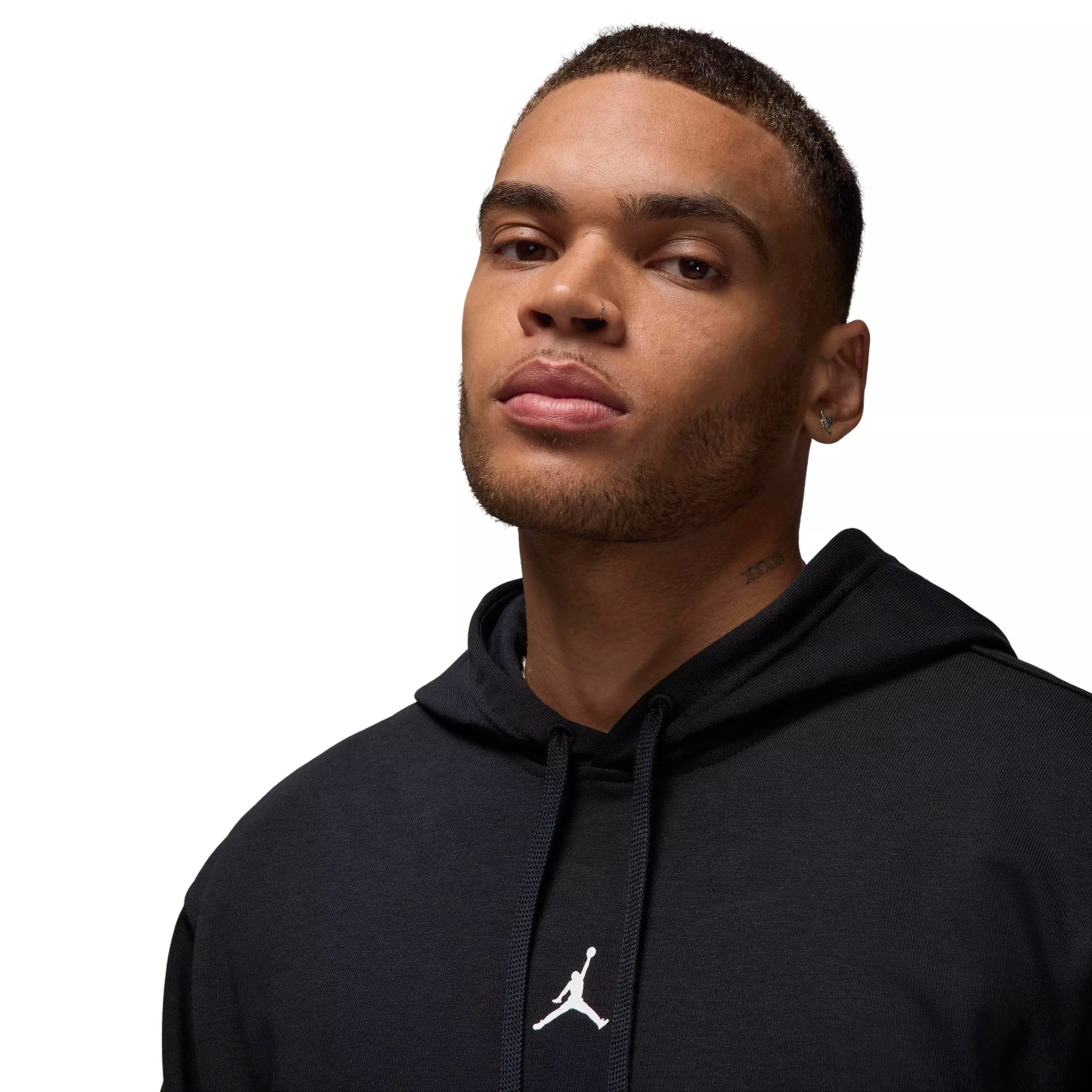 Jordan Men's Sport Crossover Dri-FIT Pullover Hoodie -Black - BLACK